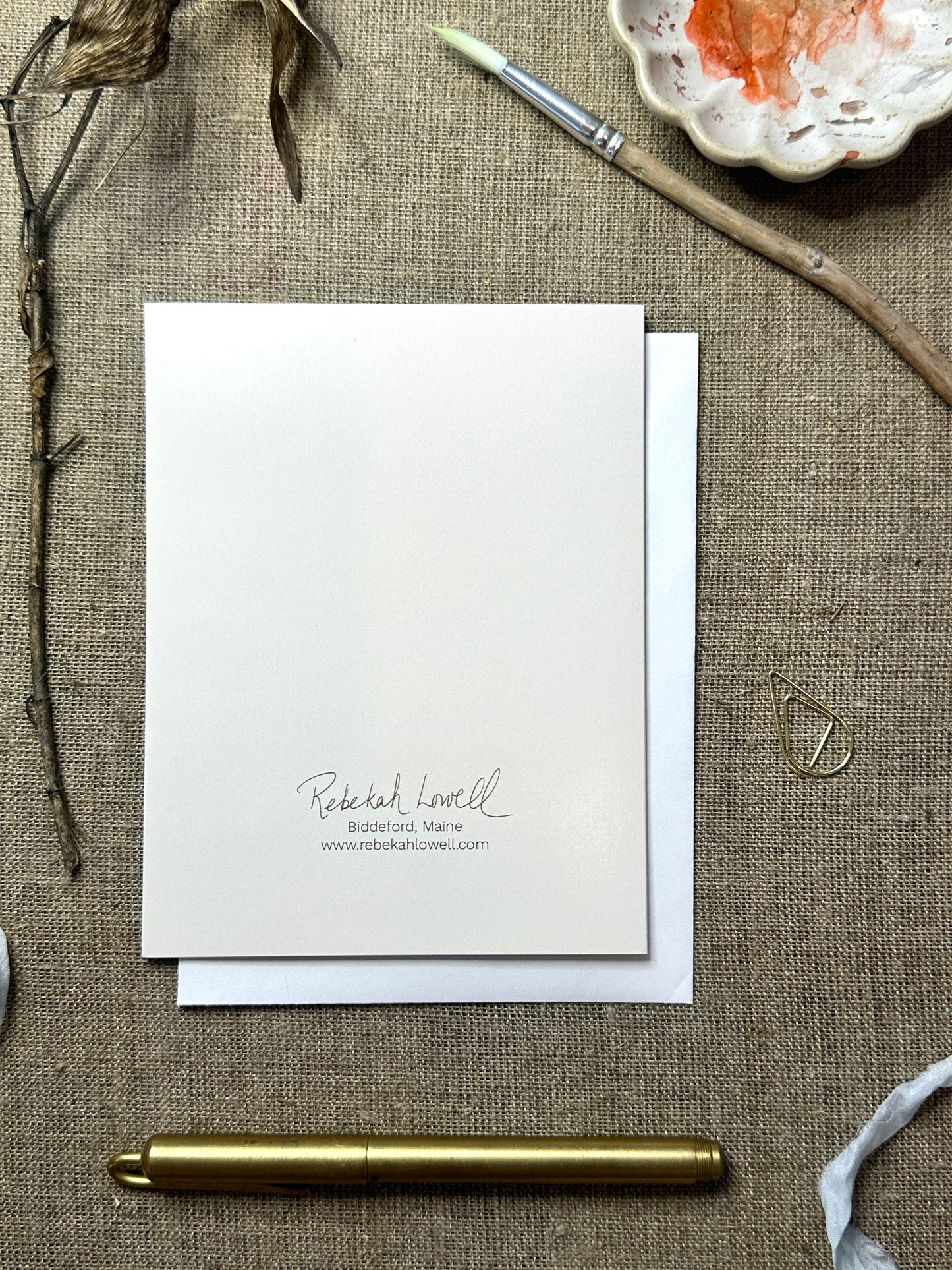 Monarchs and Milkweed Natural Science Illustration Blank Notecard