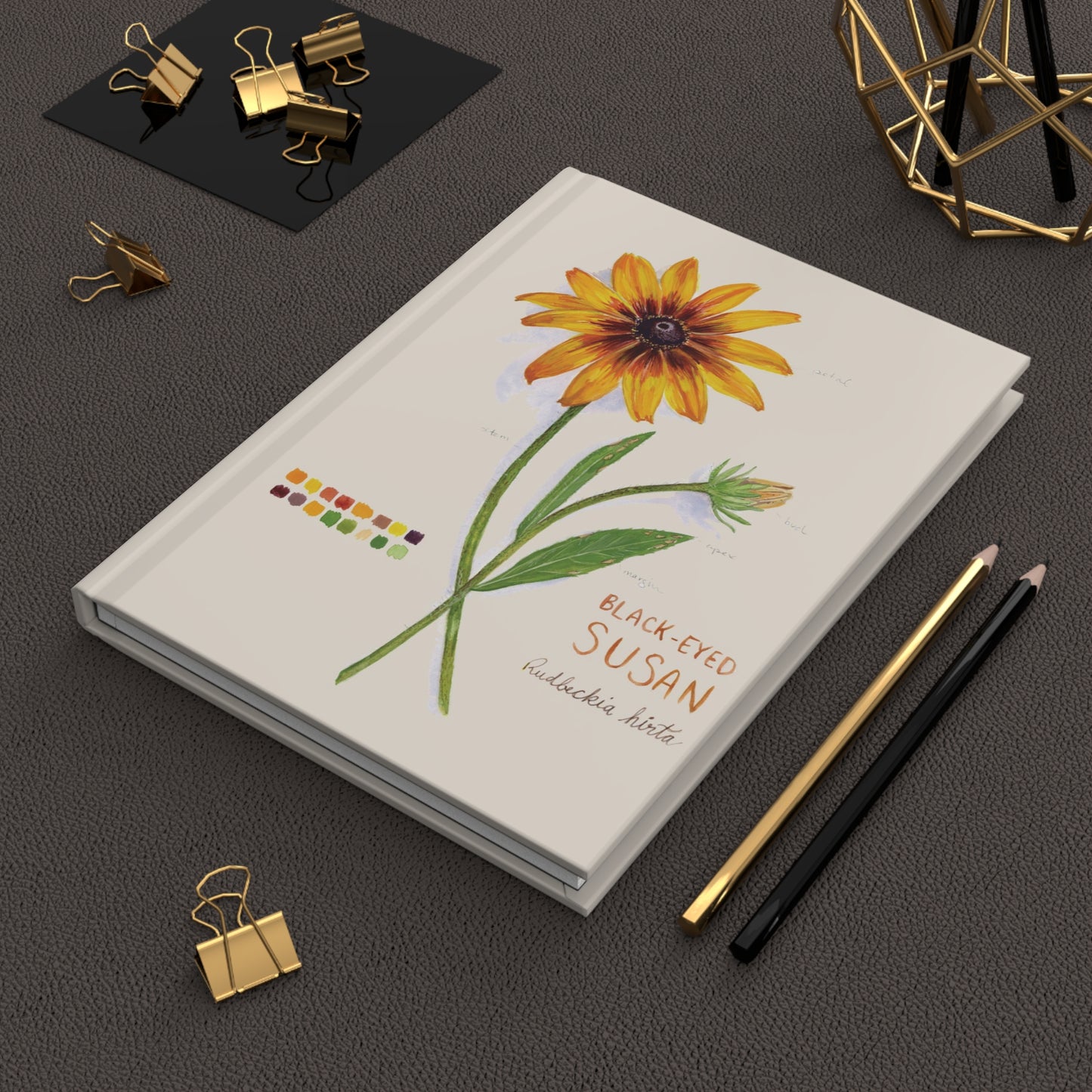 Rudbeckia Hardcover Lined Journal Matte