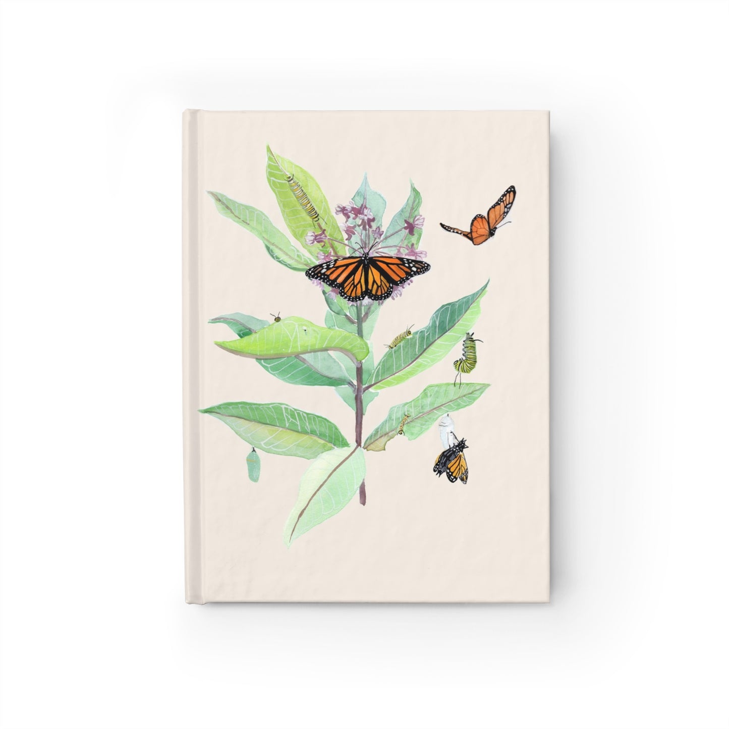 Monarchs and Milkweed Blank Journal