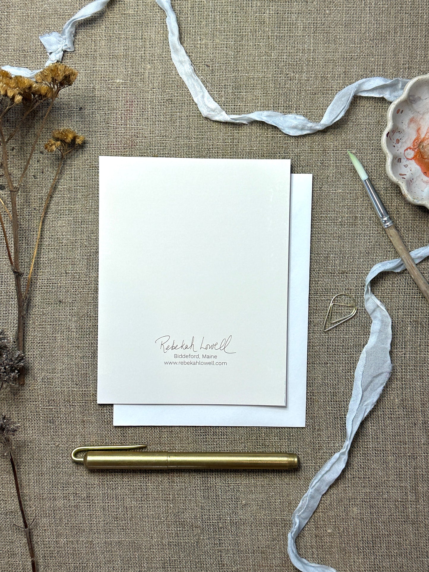 Common Sage Botanical Blank Notecard