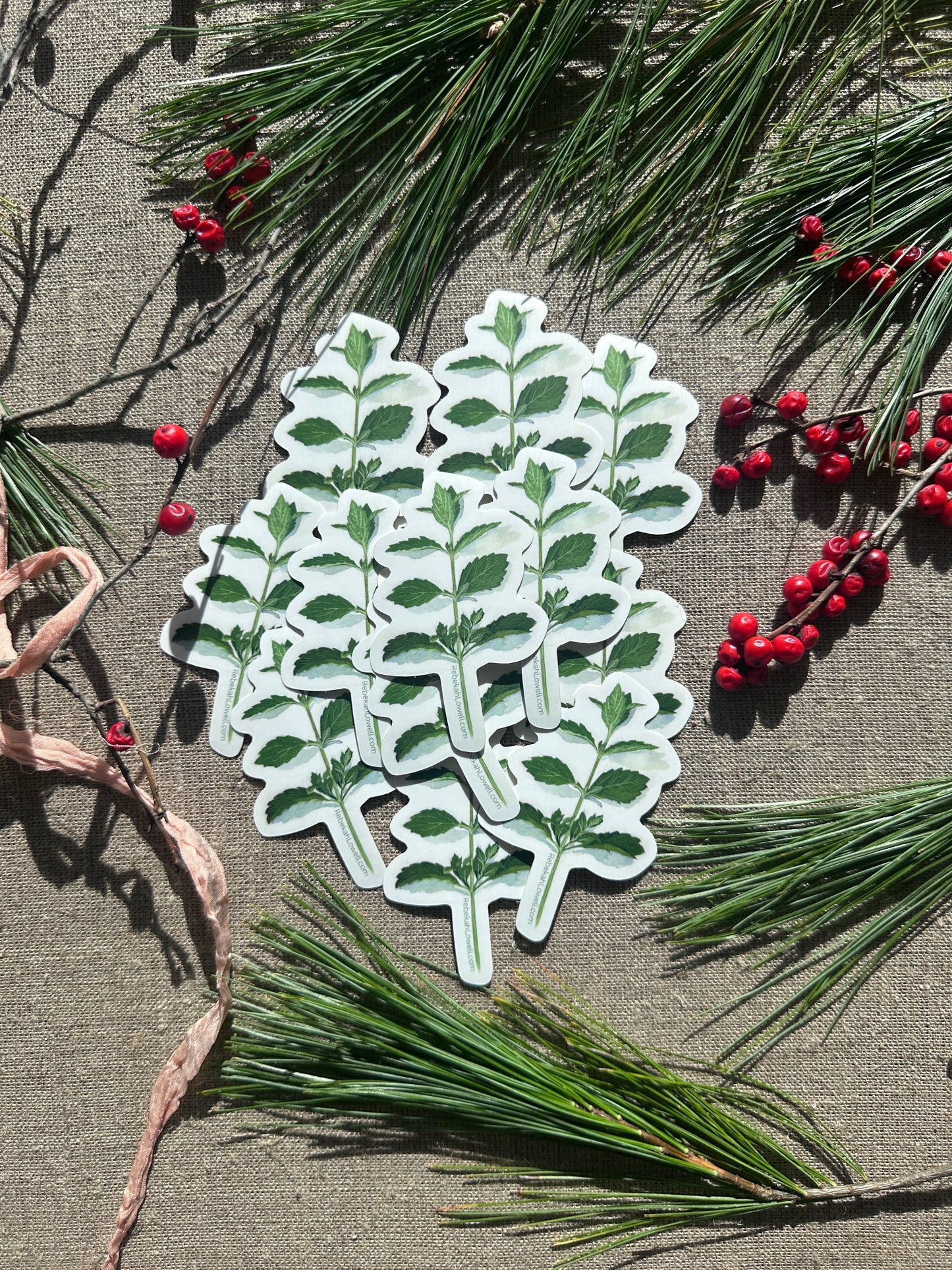 Lemon Balm Vinyl Decal Bumper Sticker