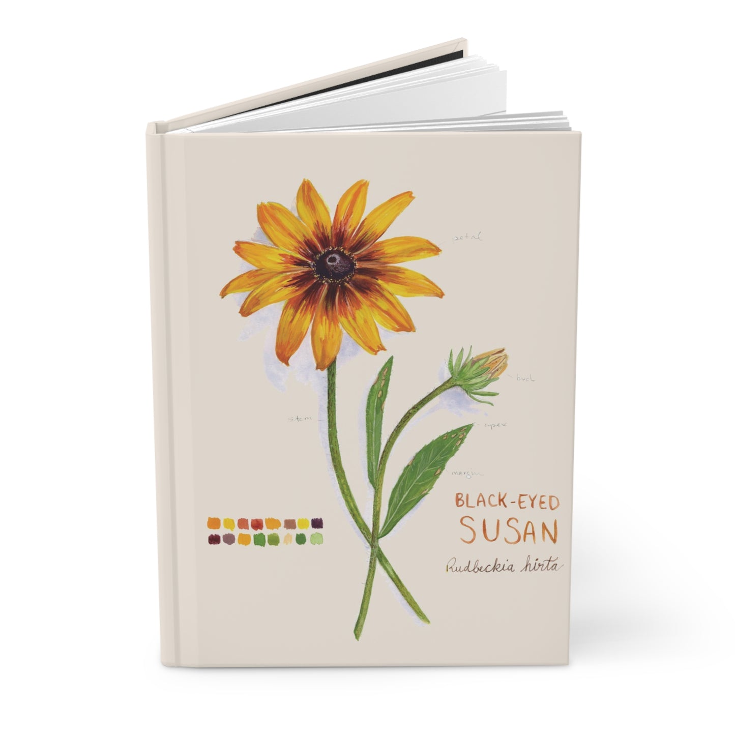 Rudbeckia Hardcover Lined Journal Matte
