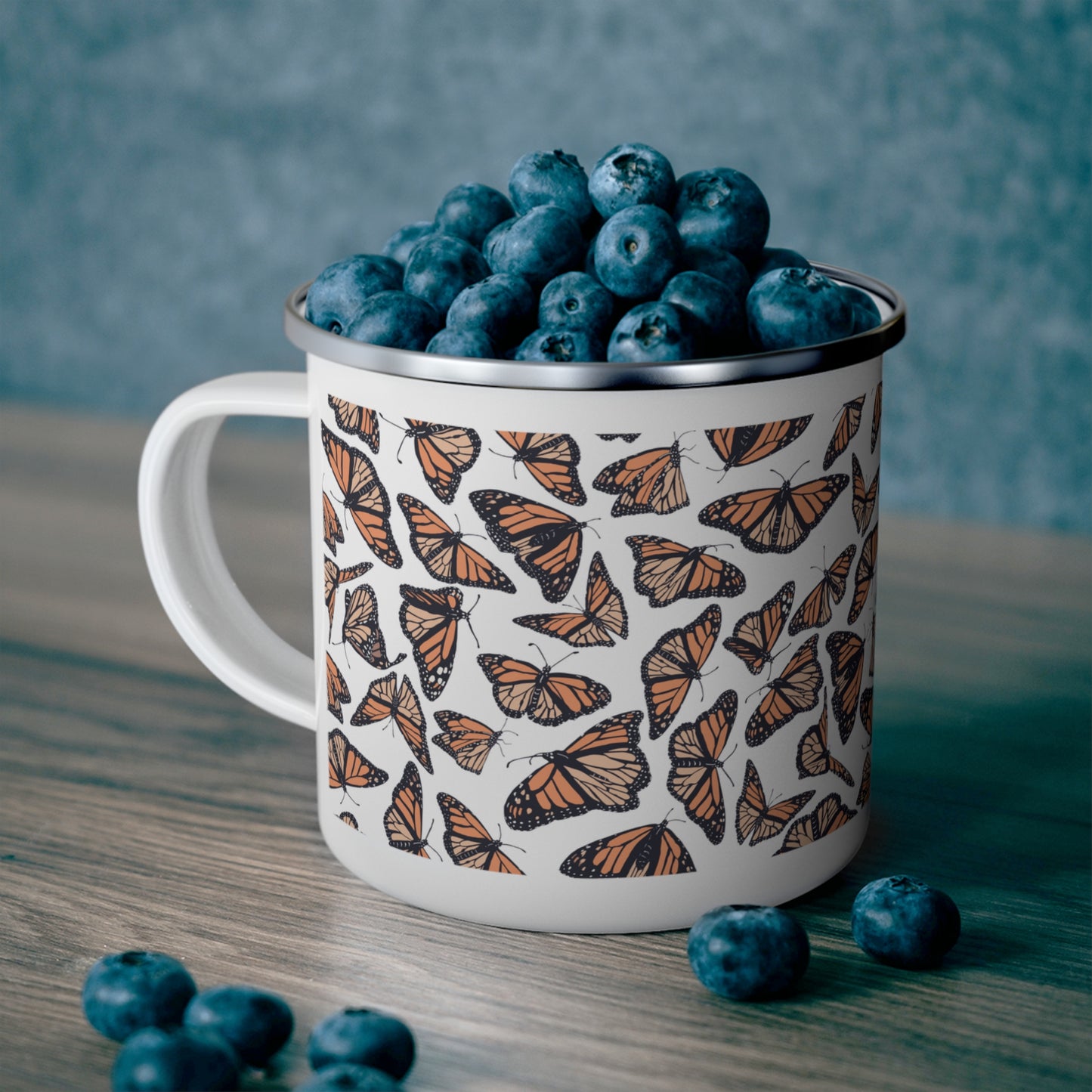 Monarchs Enamel Mug