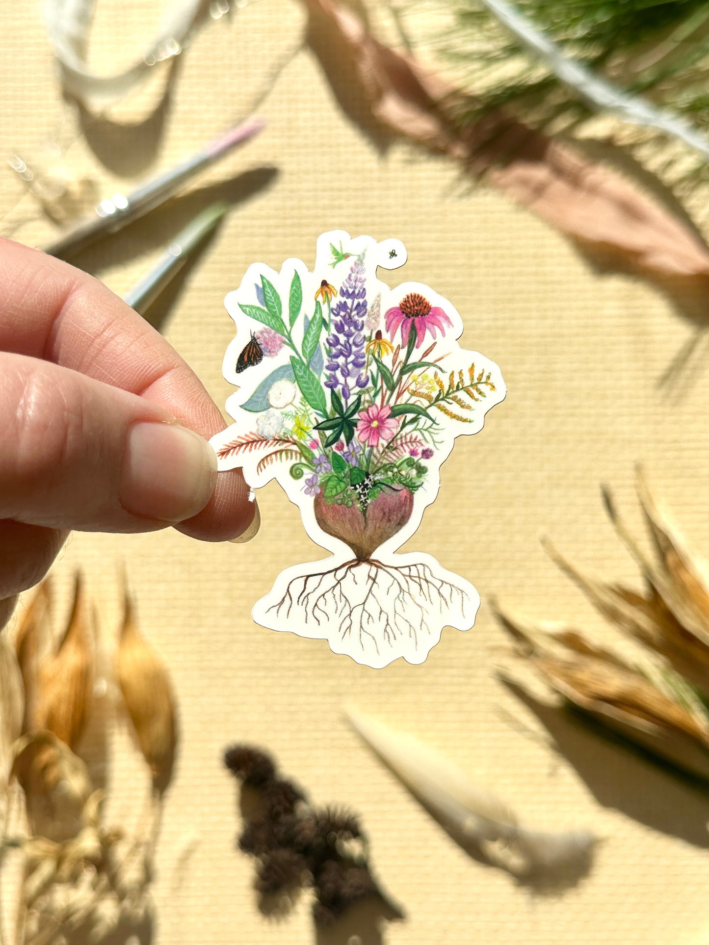 Healing Roots Sticker