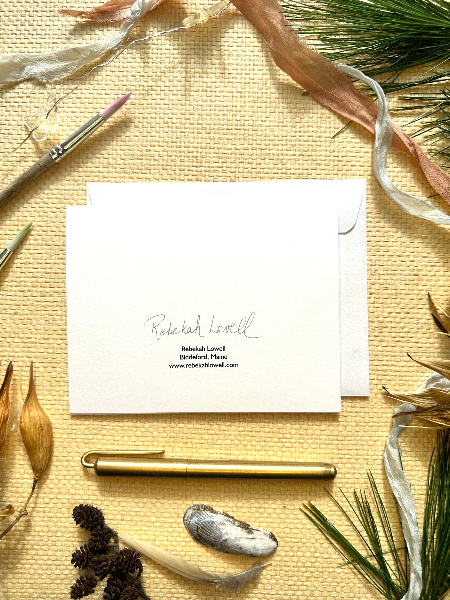 Ducks in a Row Blank Notecard