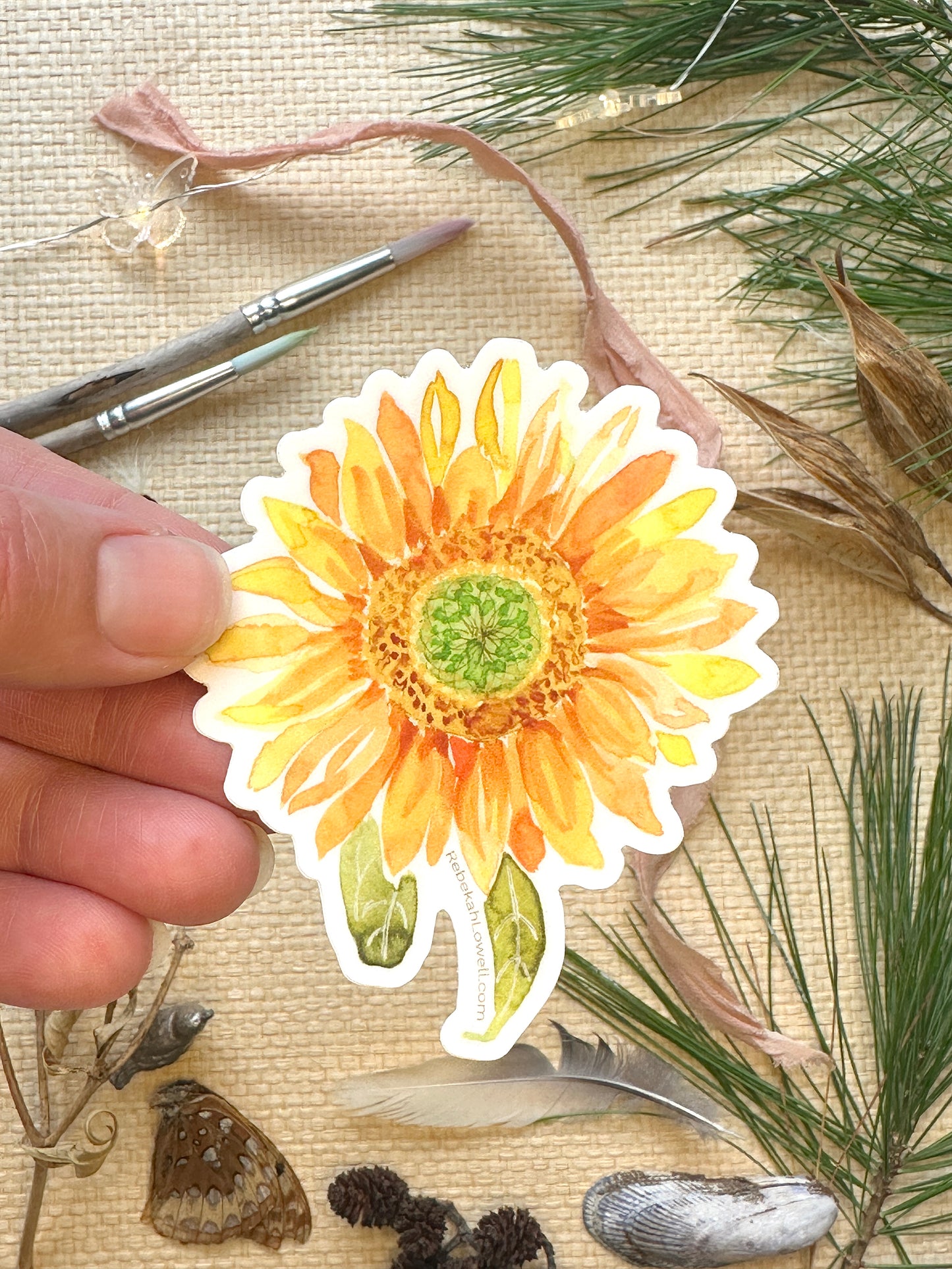 Sunflower Sticker