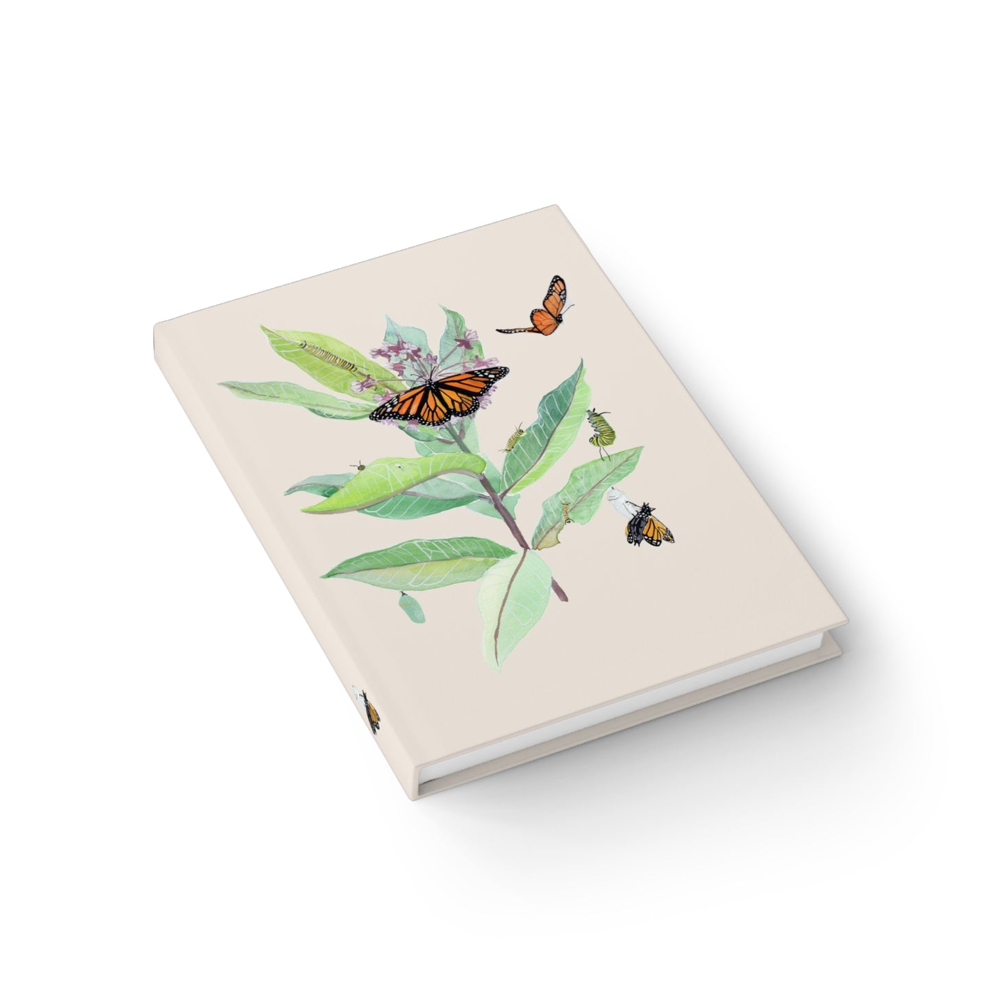 Monarchs and Milkweed Blank Journal