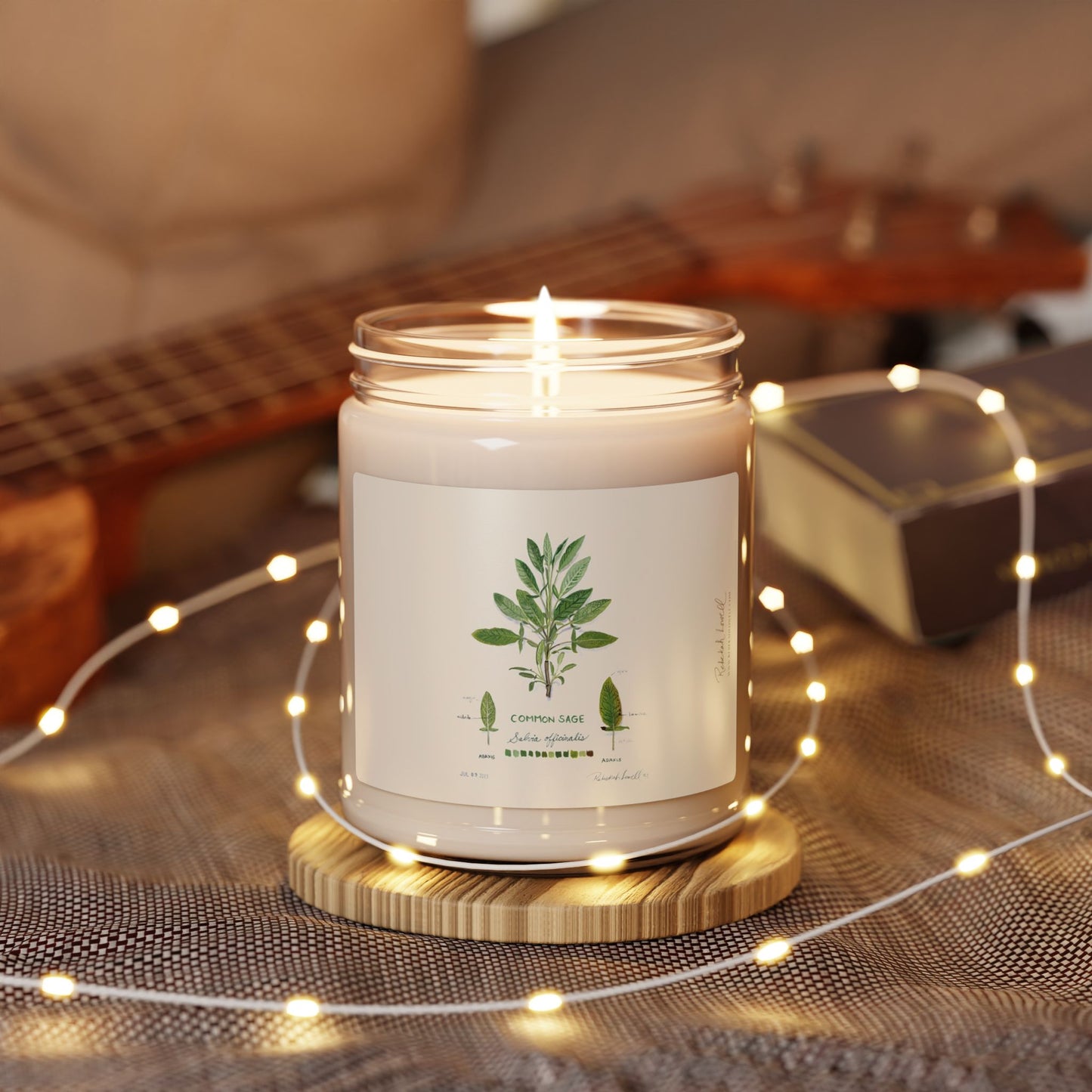 Sage (artwork) Soy Candle, scented or unscented