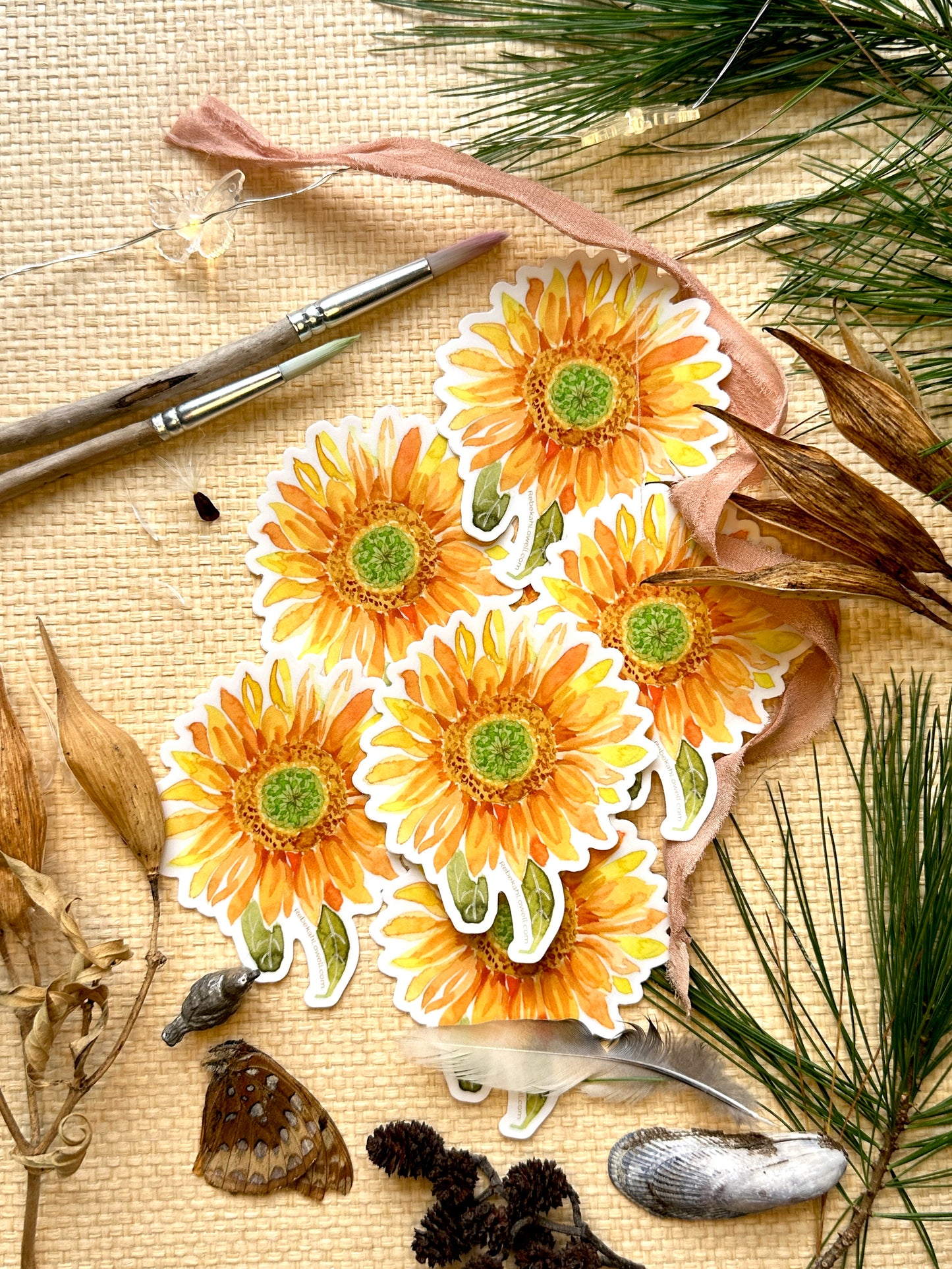 Sunflower Sticker