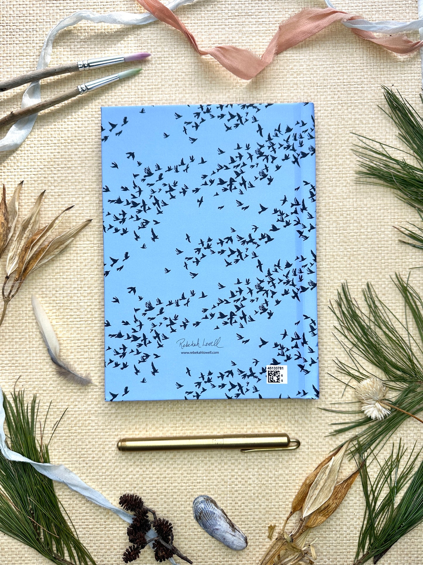 Bird Flock Migration Hardcover Journal Matte
