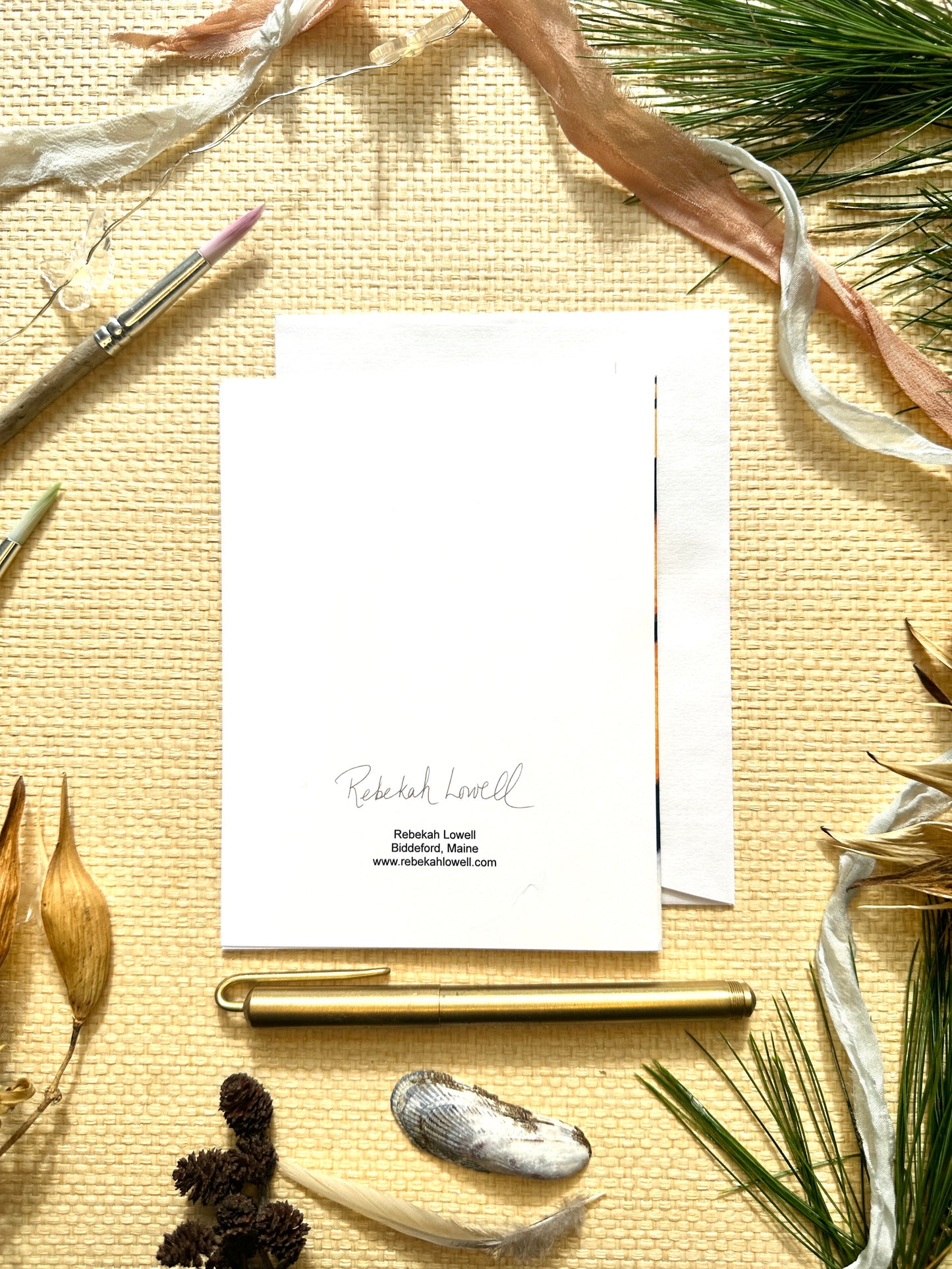 "Look Closer" Monarch Butterfly Wing Blank Notecard