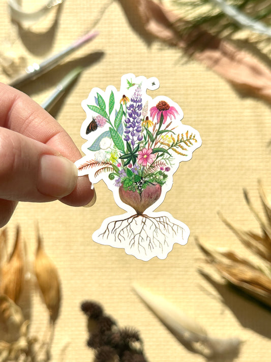 Healing Roots Sticker