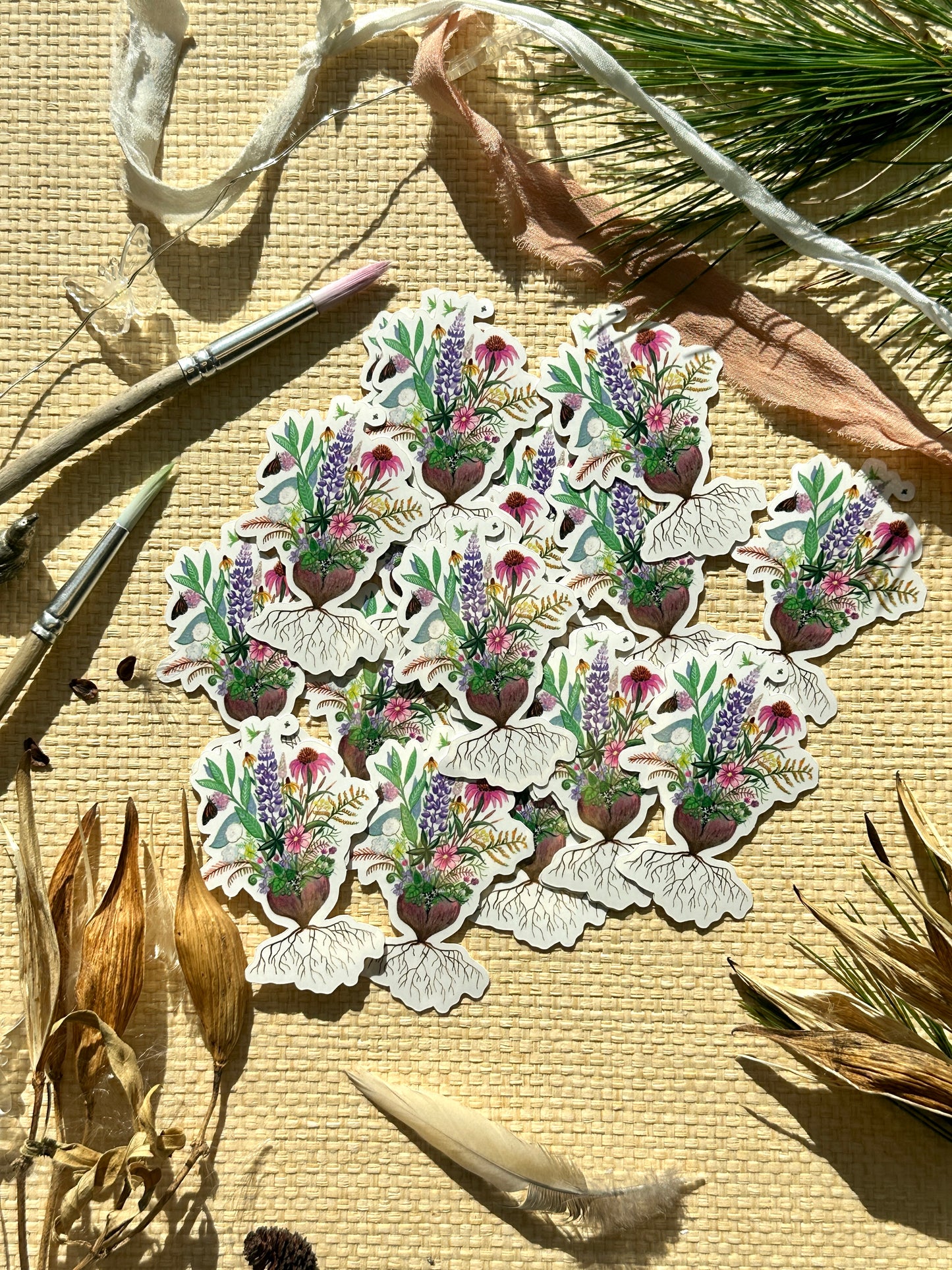 Healing Roots Sticker