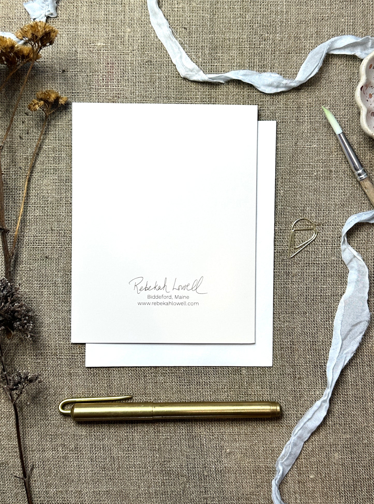 Rudbeckia Botanical Blank Notecard