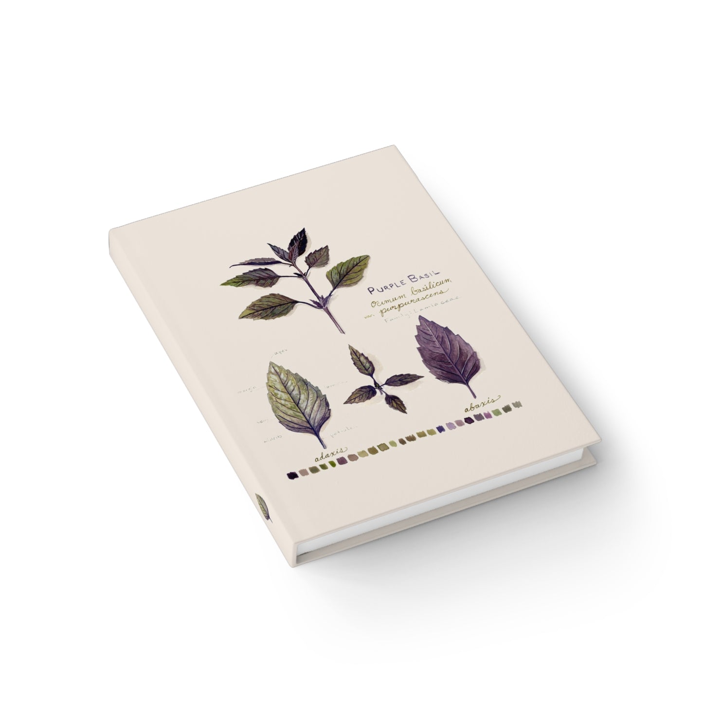 Purple Basil Blank Journal