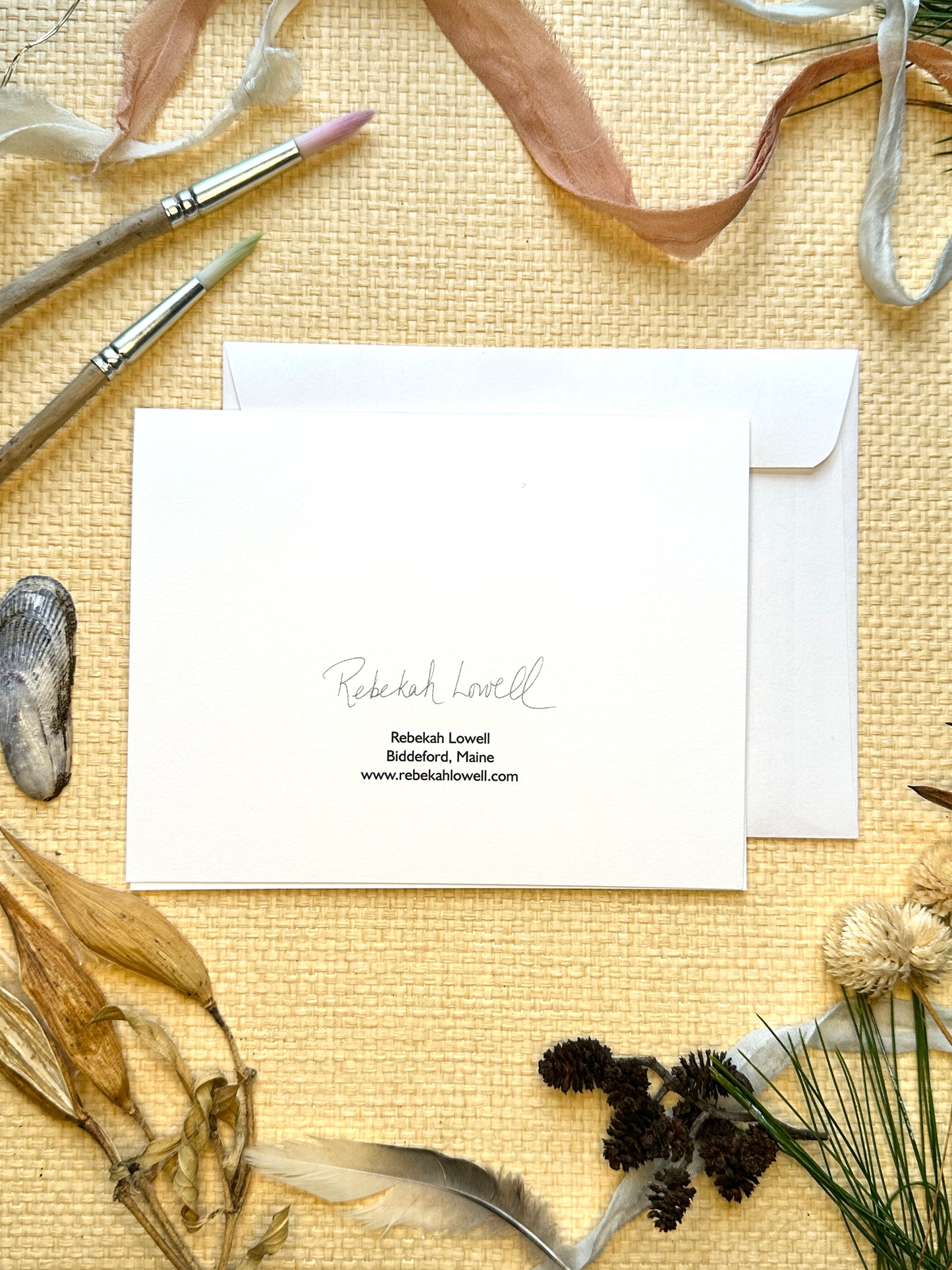 "Switching Shells" Hermit Crab Blank Notecard