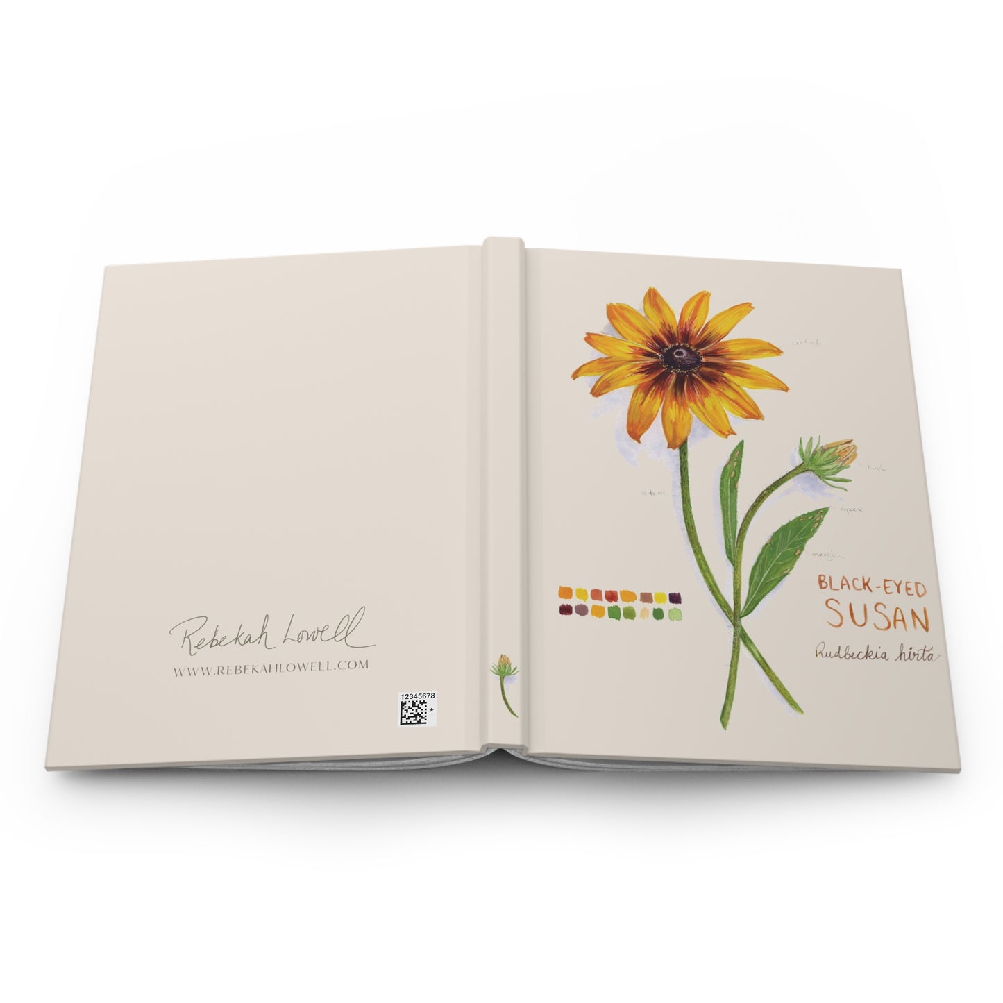 Rudbeckia Hardcover Lined Journal Matte