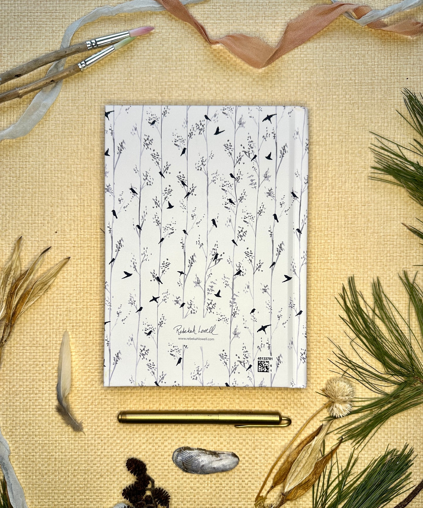 Birds in Branches Hardcover Journal Matte