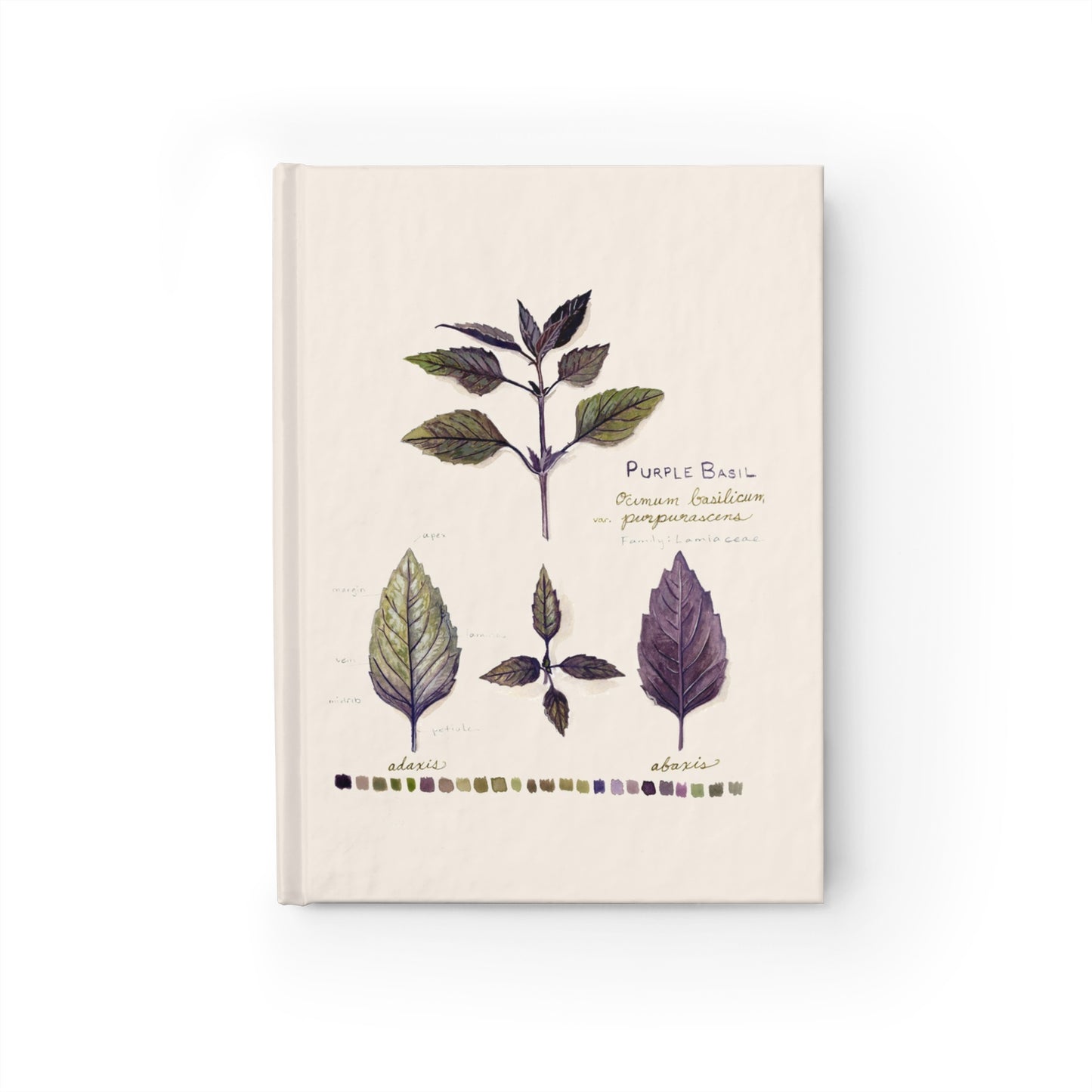 Purple Basil Blank Journal