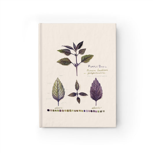 Purple Basil Blank Journal
