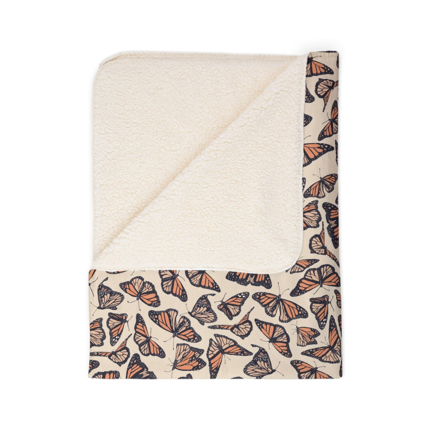 Monarch Fleece Sherpa Blanket