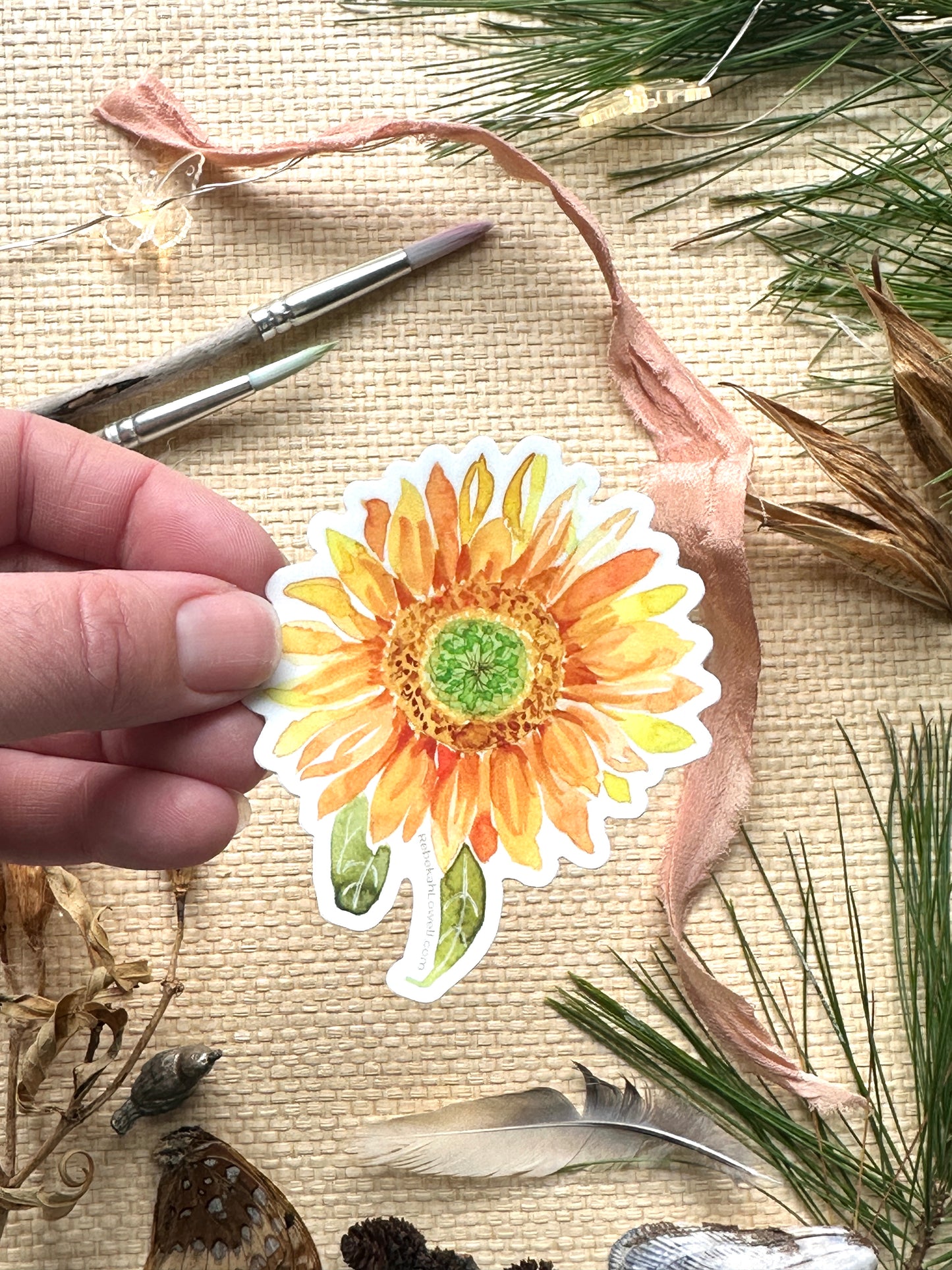 Sunflower Sticker