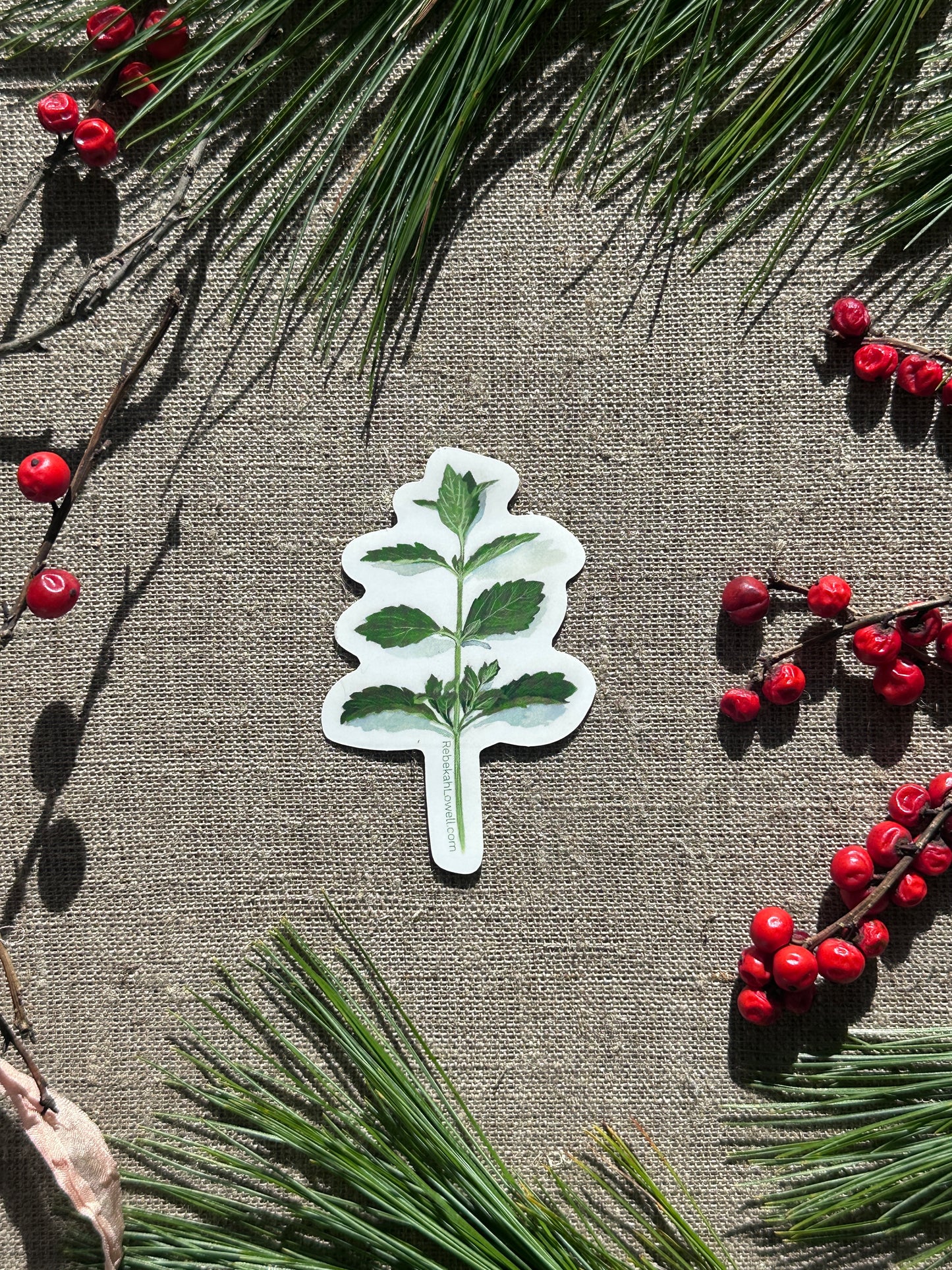 Lemon Balm Vinyl Decal Bumper Sticker