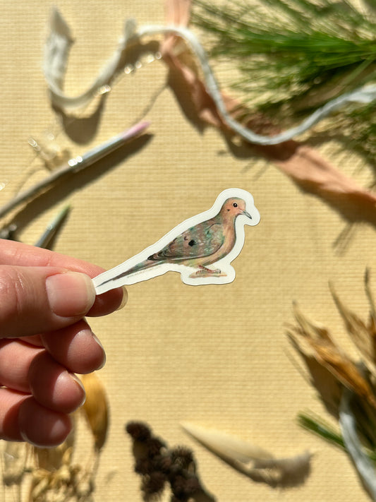 Mourning Dove Vinyl Sticker Decal