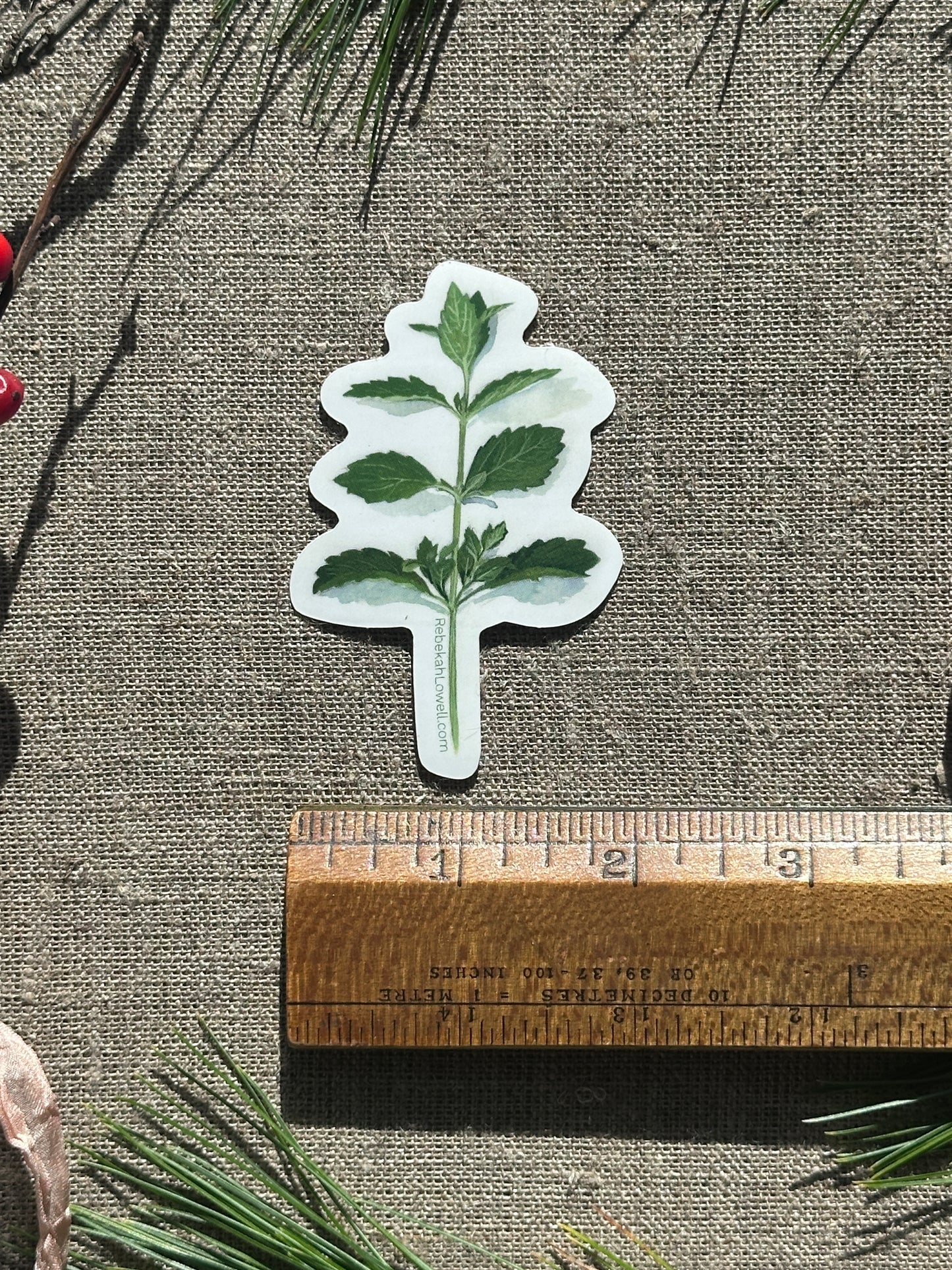 Lemon Balm Vinyl Decal Bumper Sticker