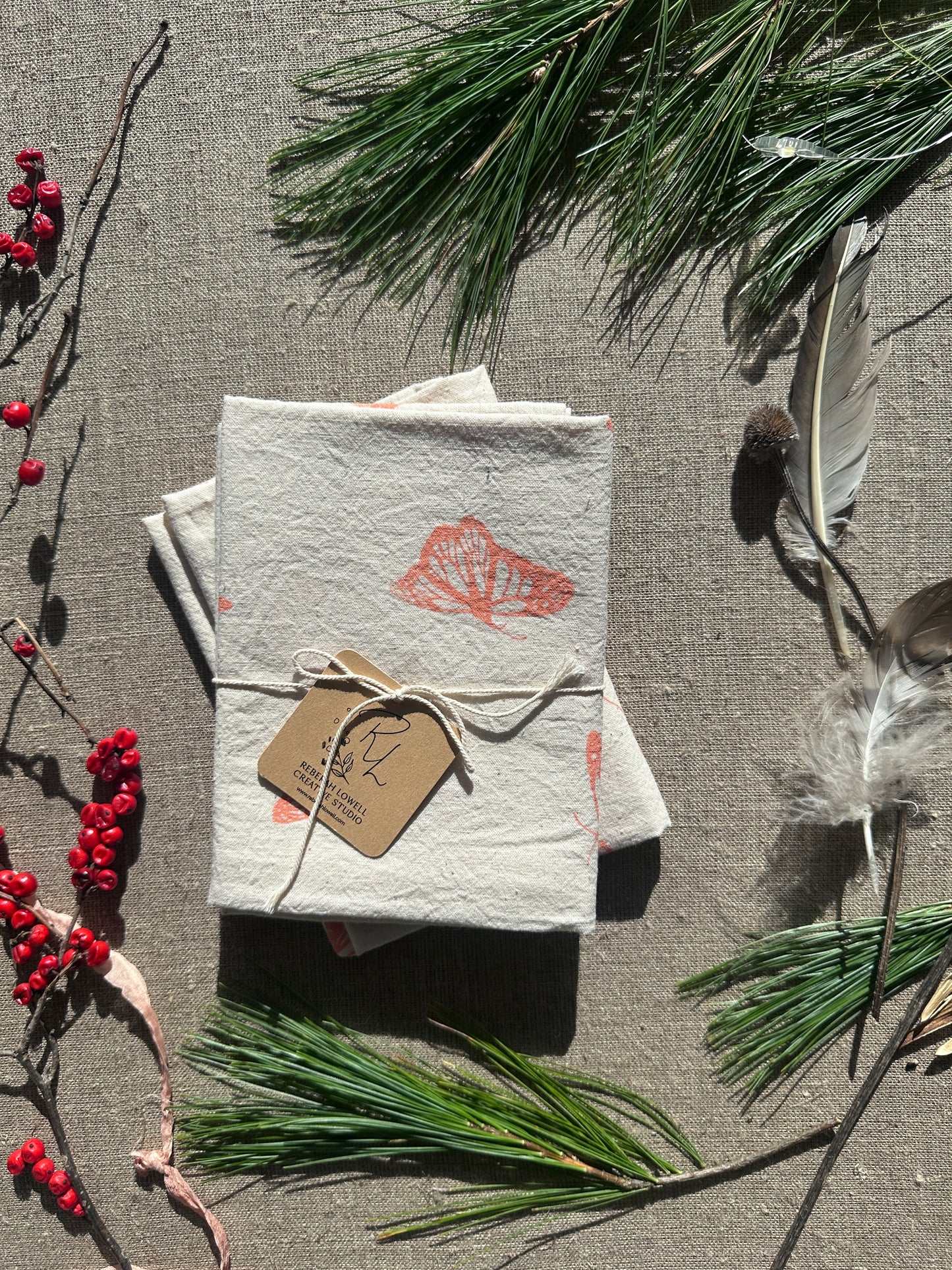 Monarch Butterfly Tea Towels, set of 2