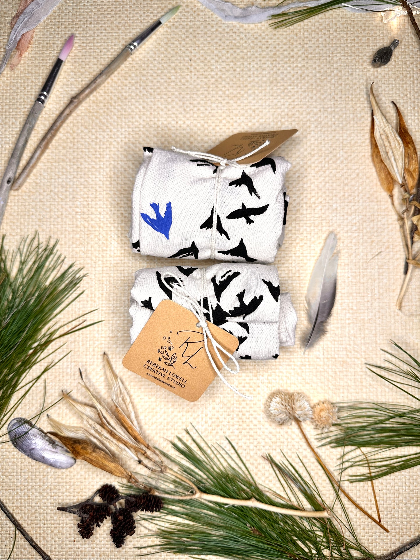Fly Free Tea Towels, set of 2