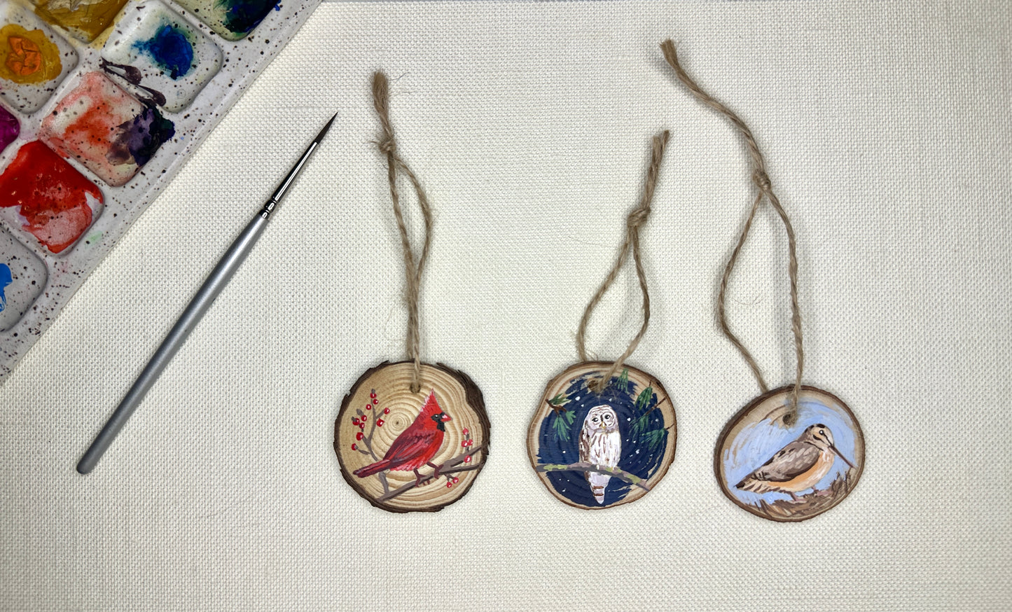 Three Ornaments for Kerry Stubbs