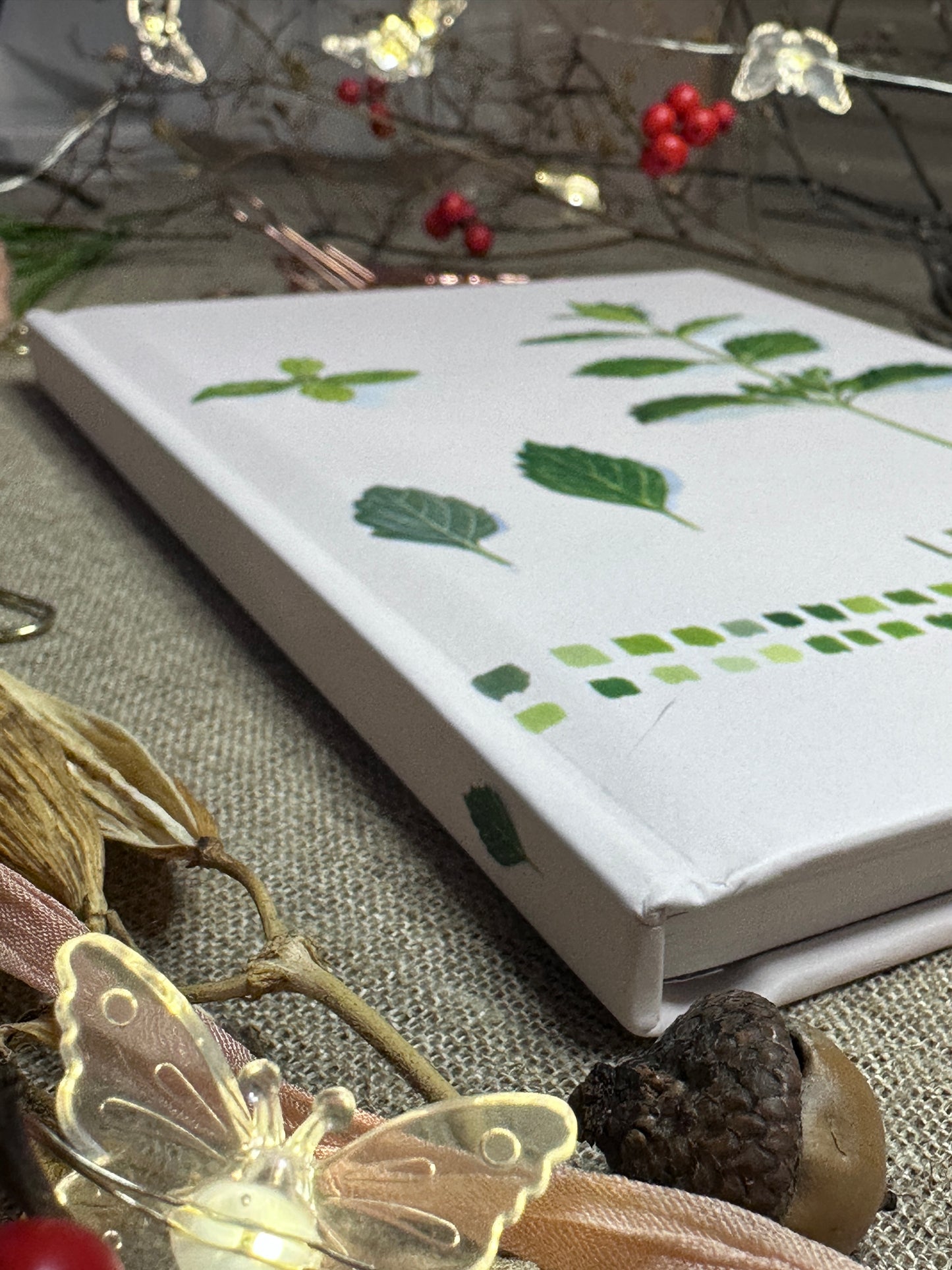 Lemon Balm Hardcover Lined Journal Matte