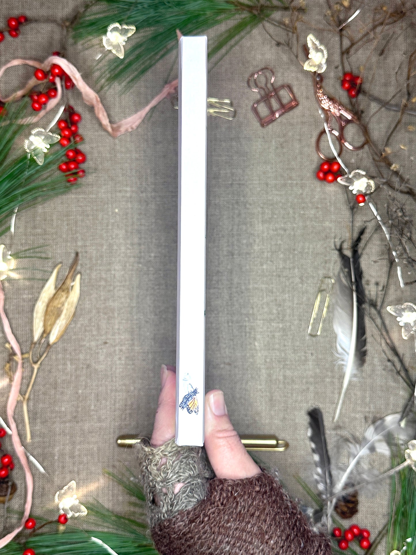 Monarchs & Milkweed Matte Hardcover Lined Journal