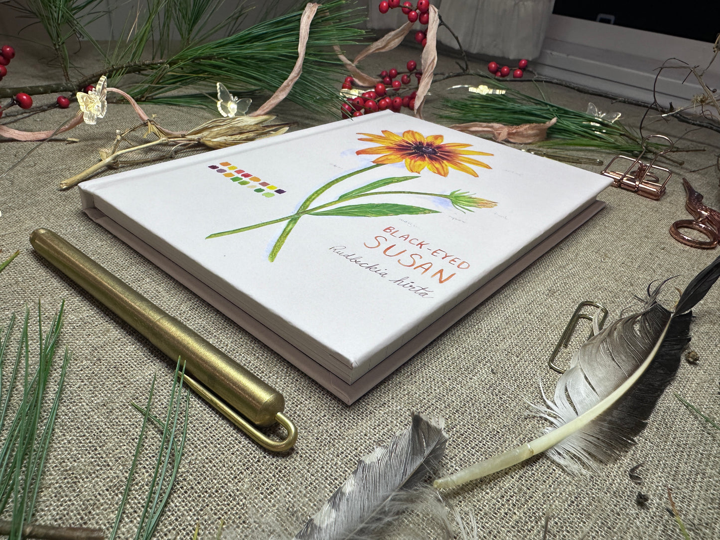 Rudbeckia Hardcover Lined Journal Matte