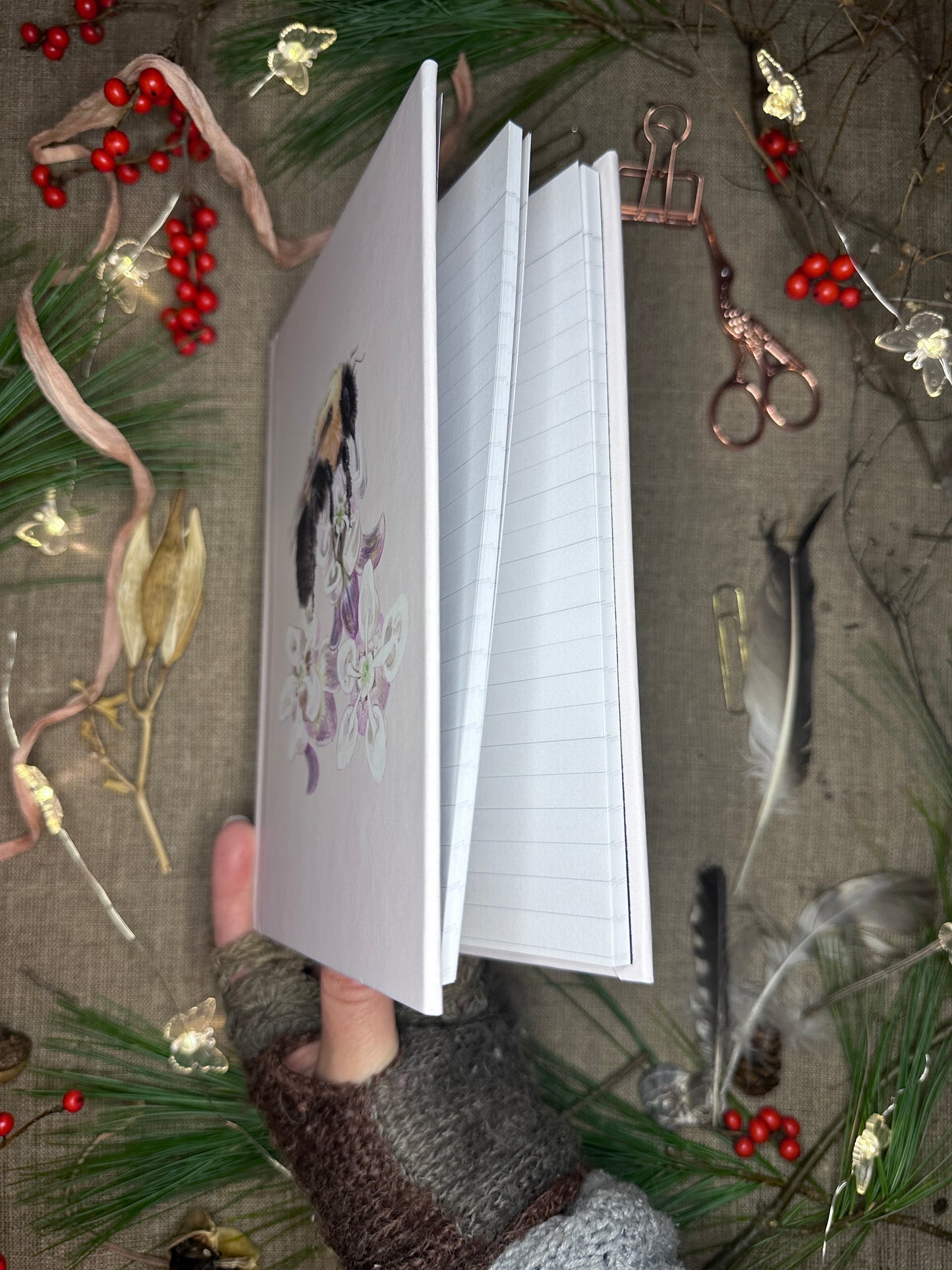 Bumblebee Hardcover Lined Journal Matte