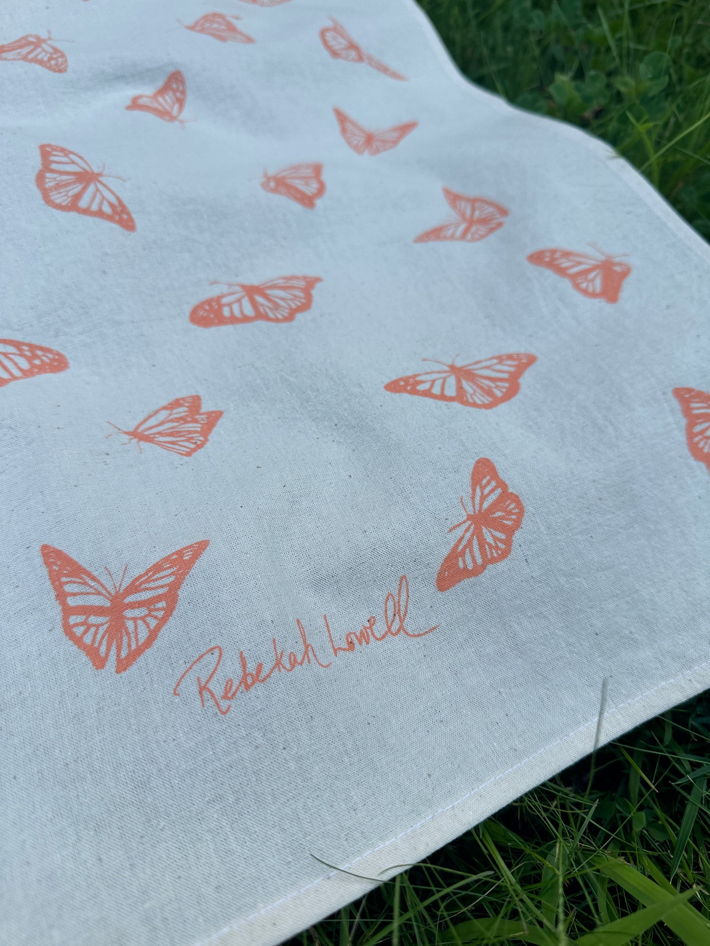 Monarch Butterfly Tea Towel
