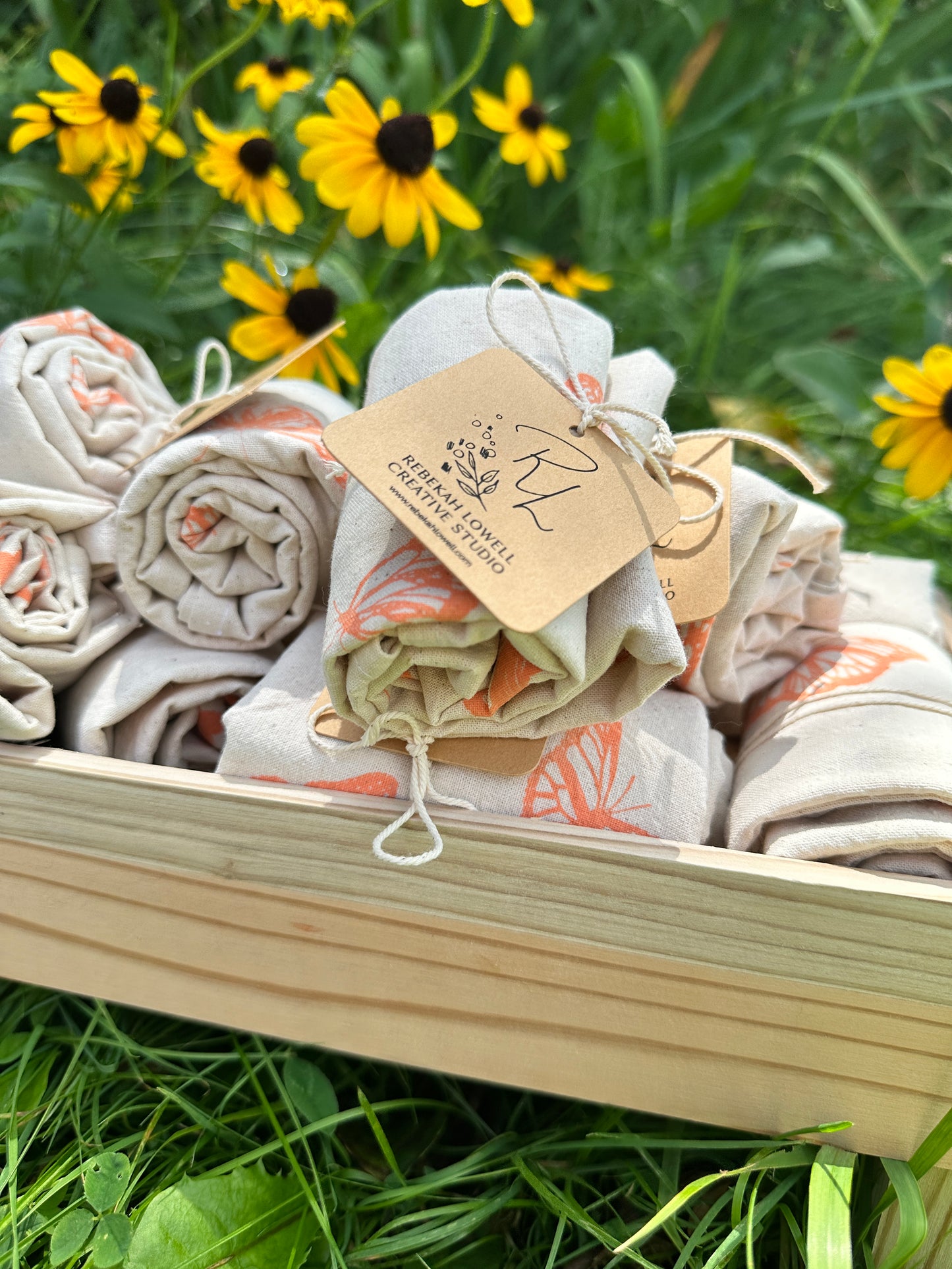 Monarch Butterfly Tea Towel