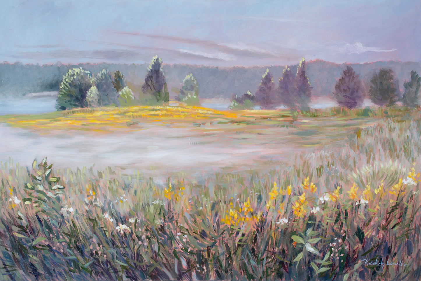 "Morning at North Meadow" Brush with Nature Art Print