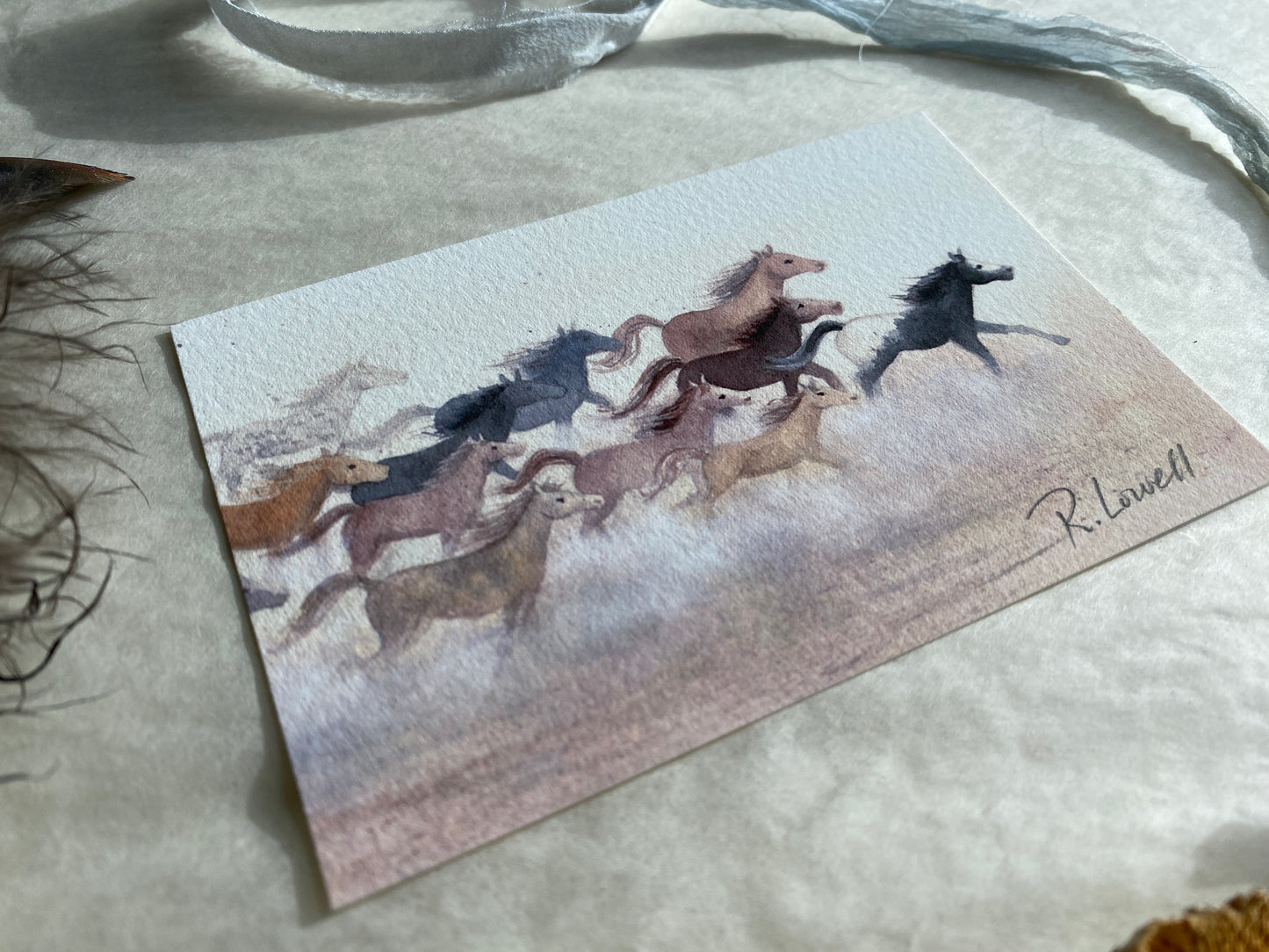 Wild Horses Run Free Little Print