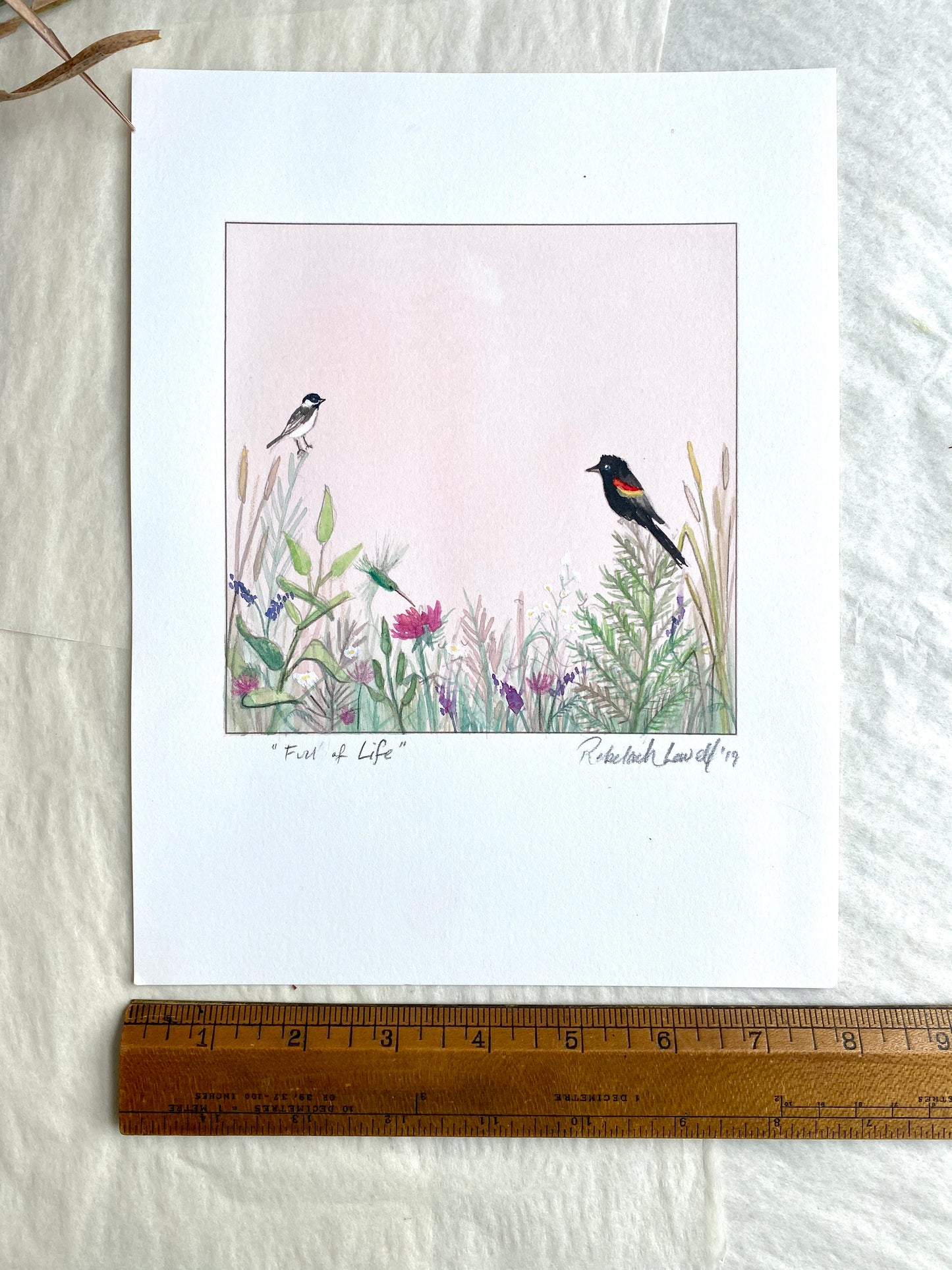 Watercolor Painting “Full of Life”