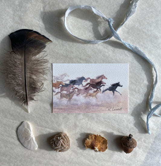 Wild Horses Run Free Little Print