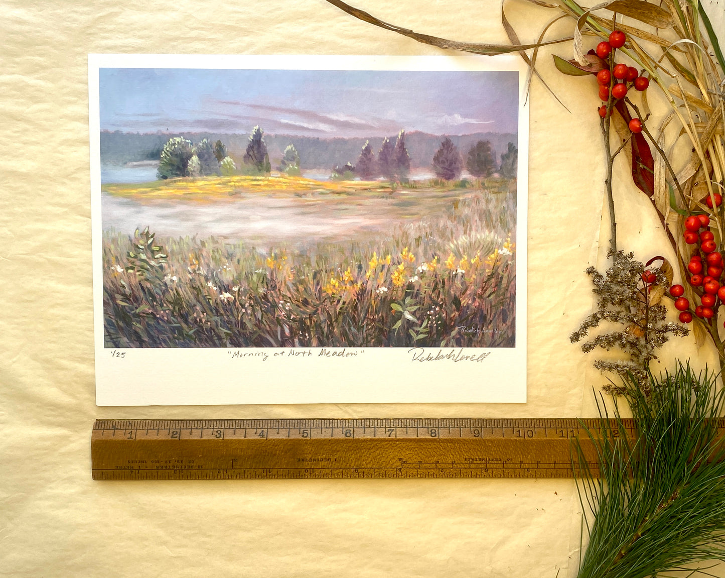 "Morning at North Meadow" Brush with Nature Art Print