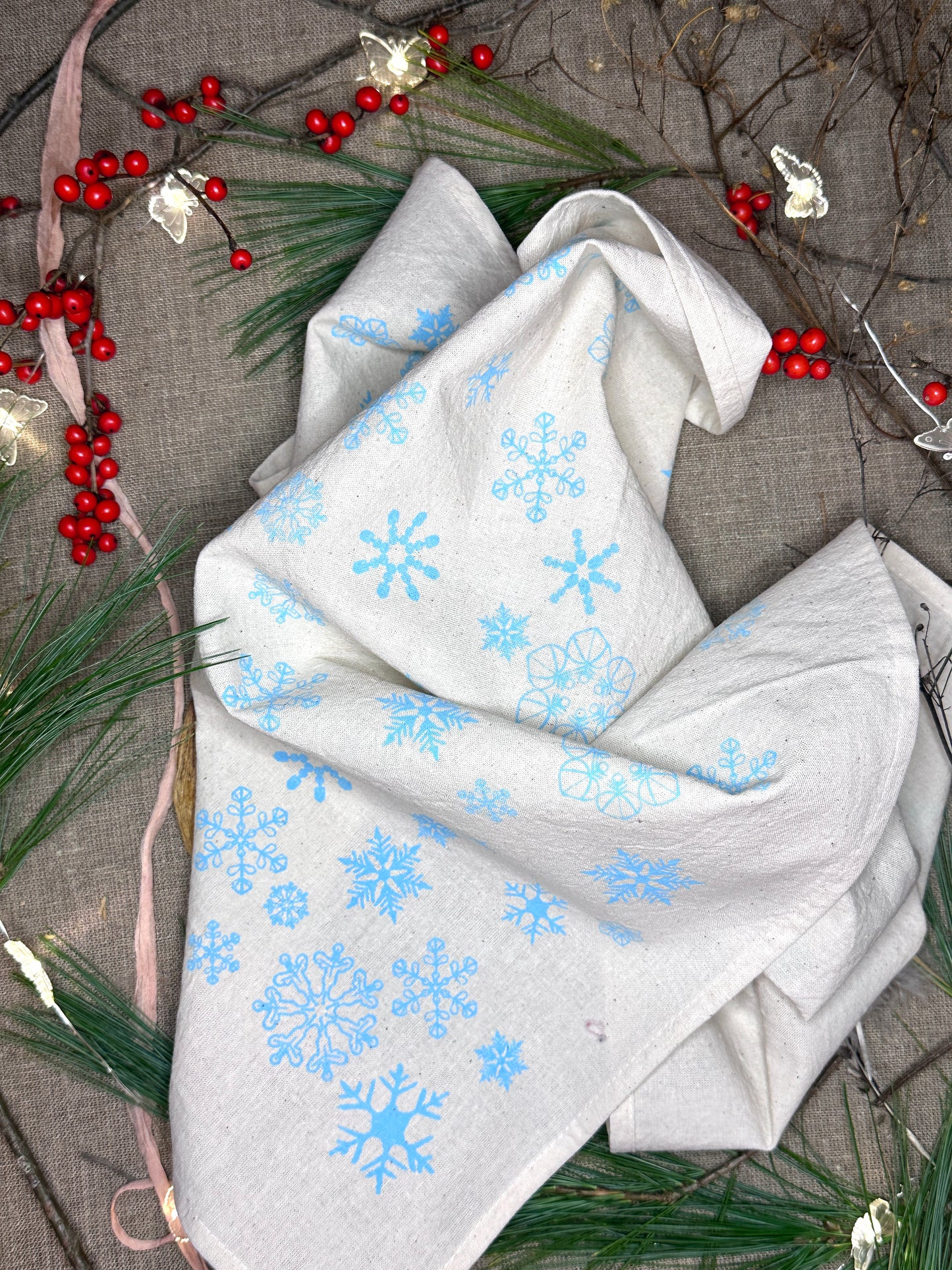 Snowflake Tea Towel