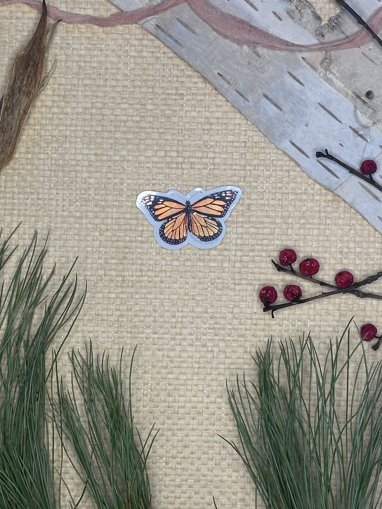 Monarch Butterfly Pixie Dust Sticker