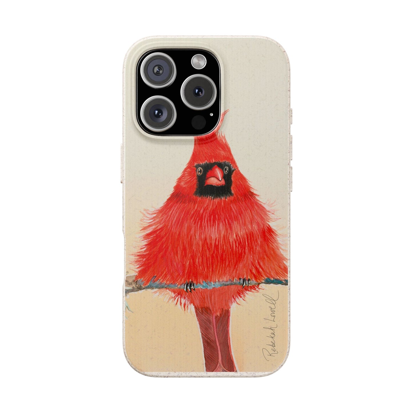 Northern Cardinal Biodegradable Phone Case
