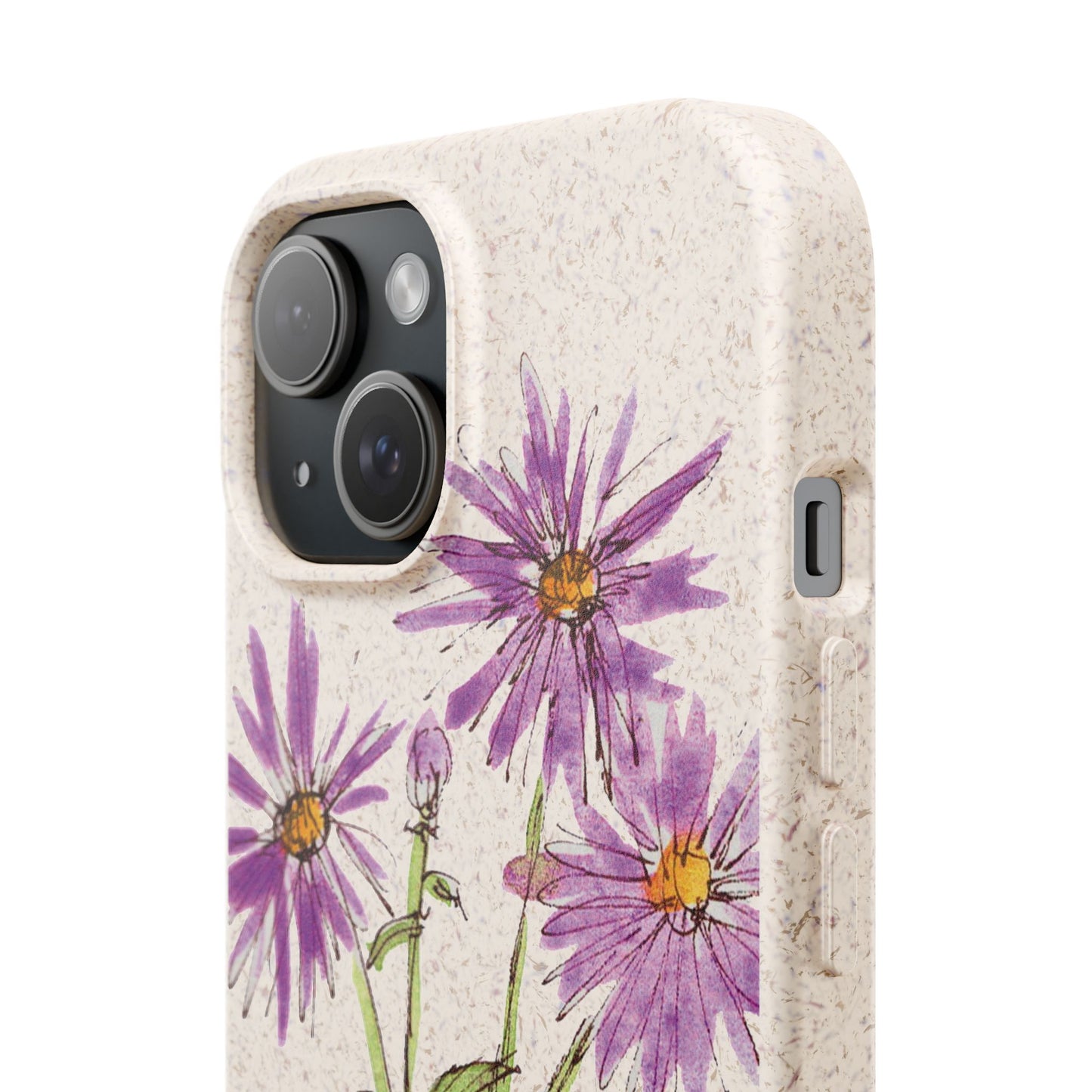 New England Aster Biodegradable Phone Case
