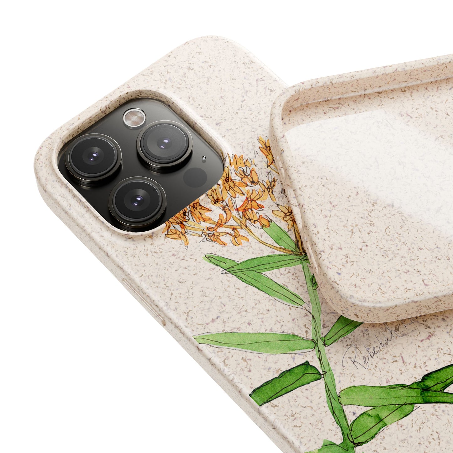Butterfly Weed Biodegradable Phone Case