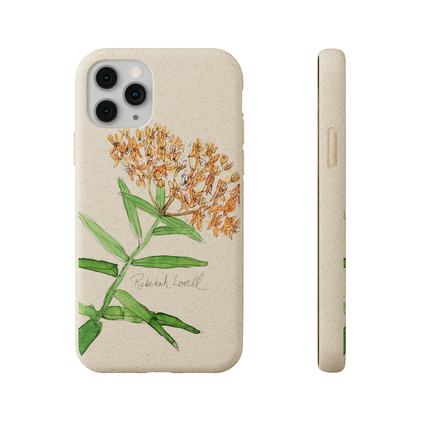 Butterfly Weed Biodegradable Phone Case