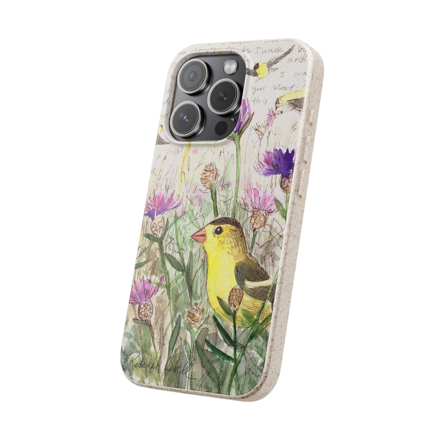 American Goldfinch Biodegradable Phone Case